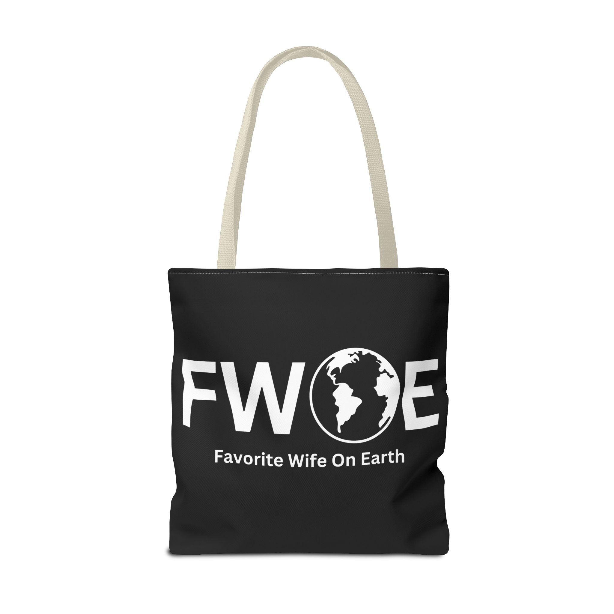 Favorite Wife On Earth (FWOE) Tote Bag - Custom Printed Stylish and Functional Tote