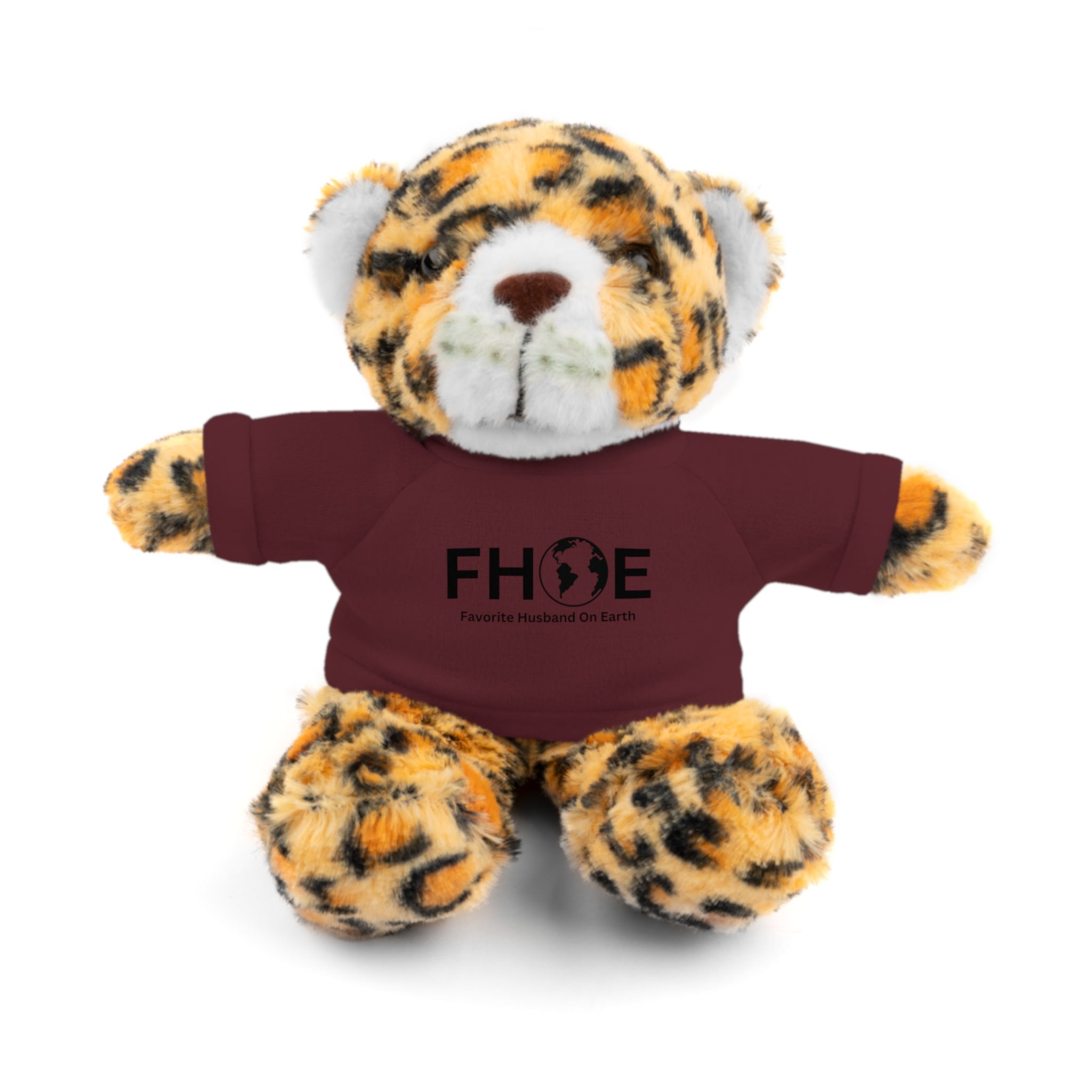 Stuffed Animal Gift – Favorite Husband on Earth (FHOE)– Customizable T-Shirt & Animal