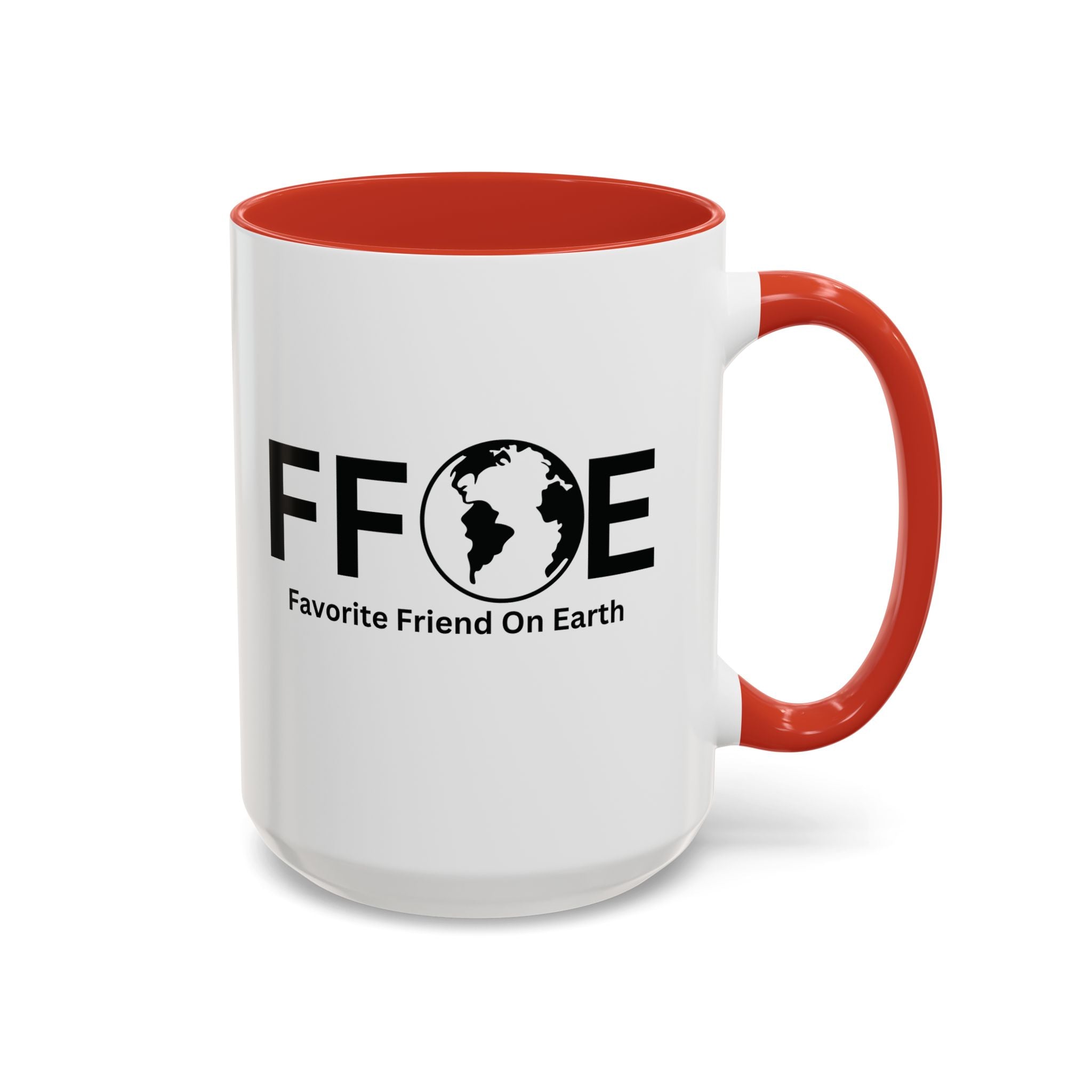 Favorite Friend On Earth (FFOE) Accent Coffee Mug (11oz, 15oz)