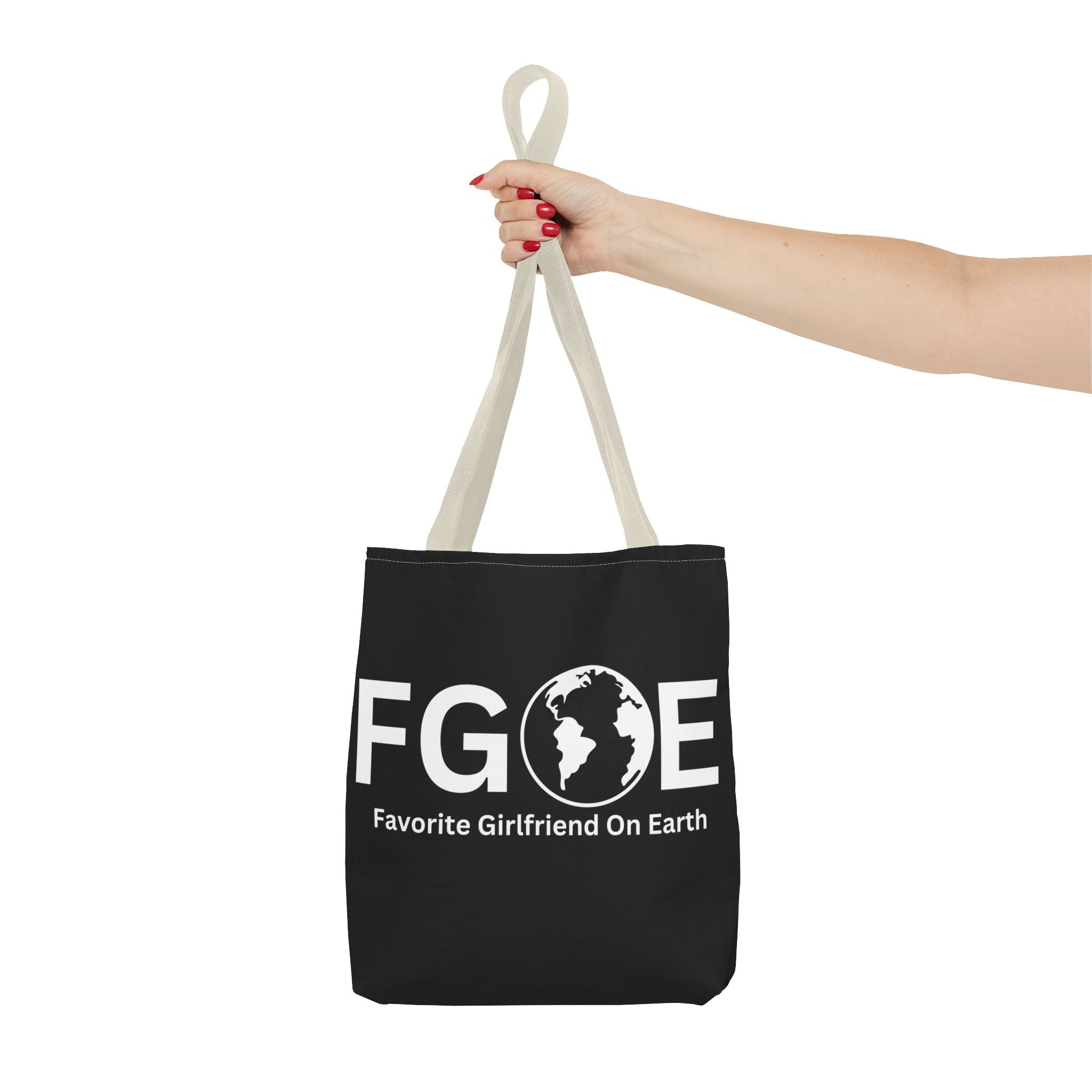 Favorite Girlfriend On Earth (FGOE) Tote Bag - Custom Printed Stylish and Functional Tote