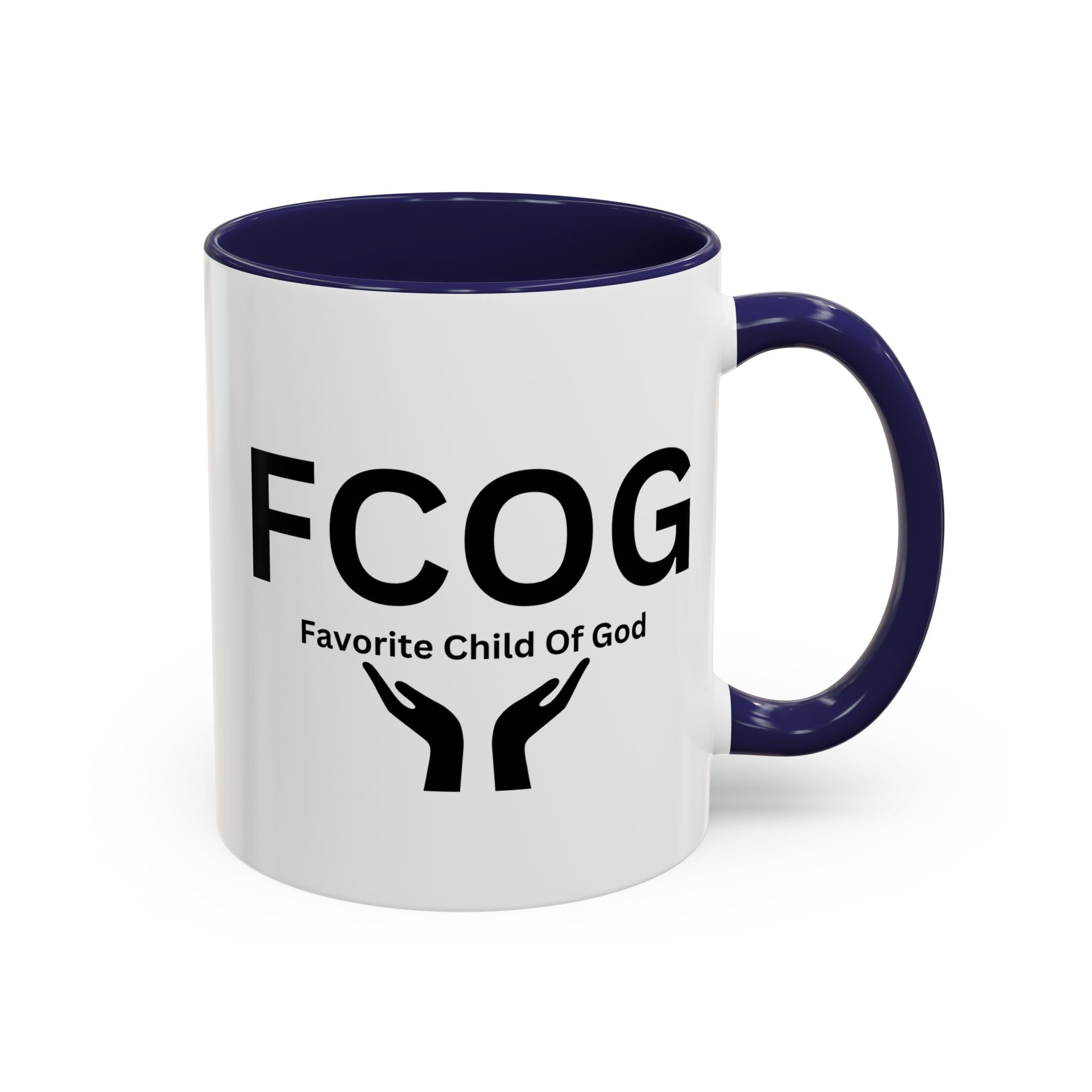 Favorite Child of God (FCOG) Accent Coffee Mug (11, 15oz)
