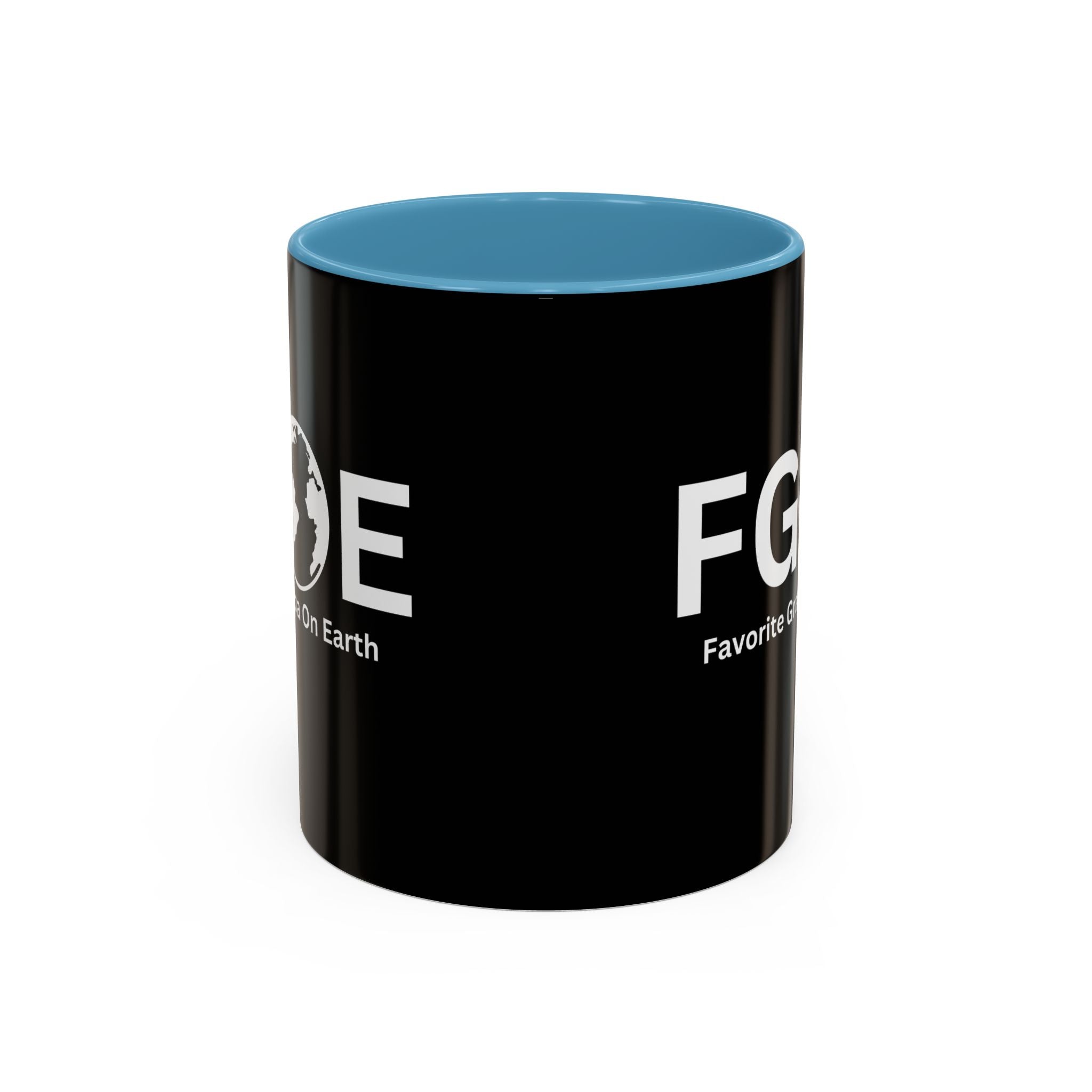 Favorite Grandpa On Earth (FGOE) Accent Coffee Mug (11oz, 15oz)