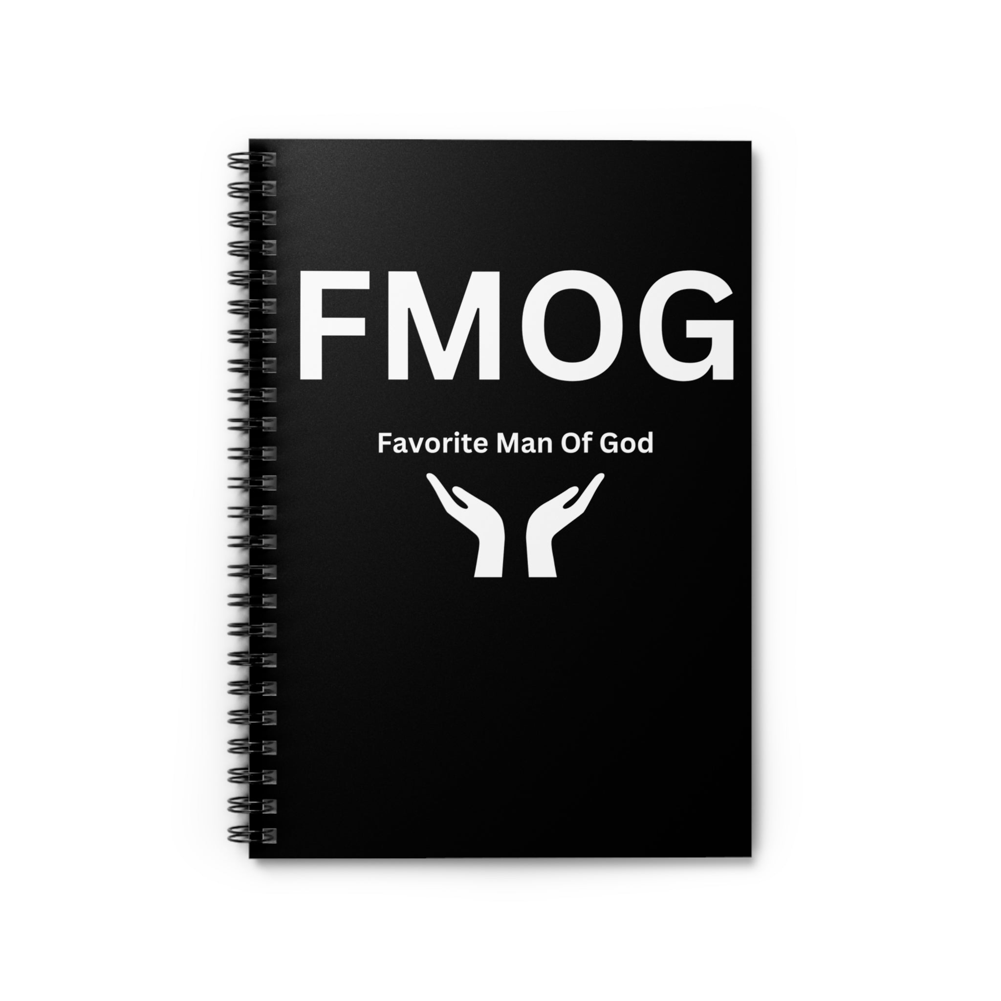 Favorite Man of God (FMOG) Spiral Notebook - 118 Page Ruled Line Notebook for Everyday Use