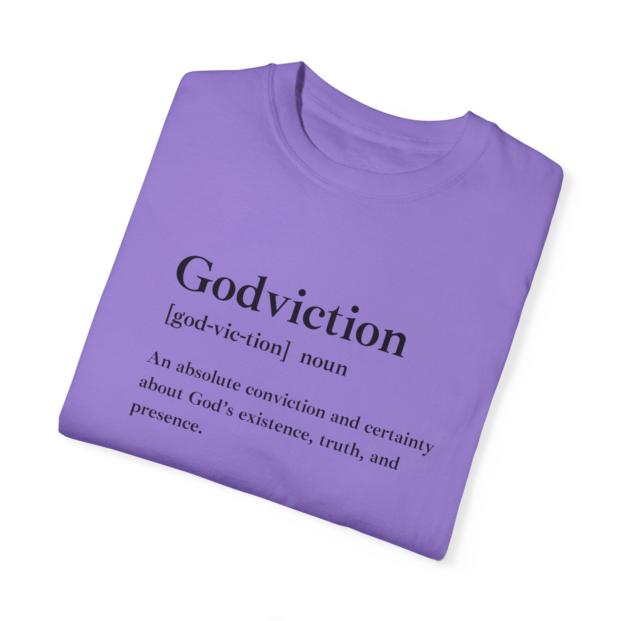 Godviction Unisex Garment-Dyed T-Shirt – Comfort Colors 1717