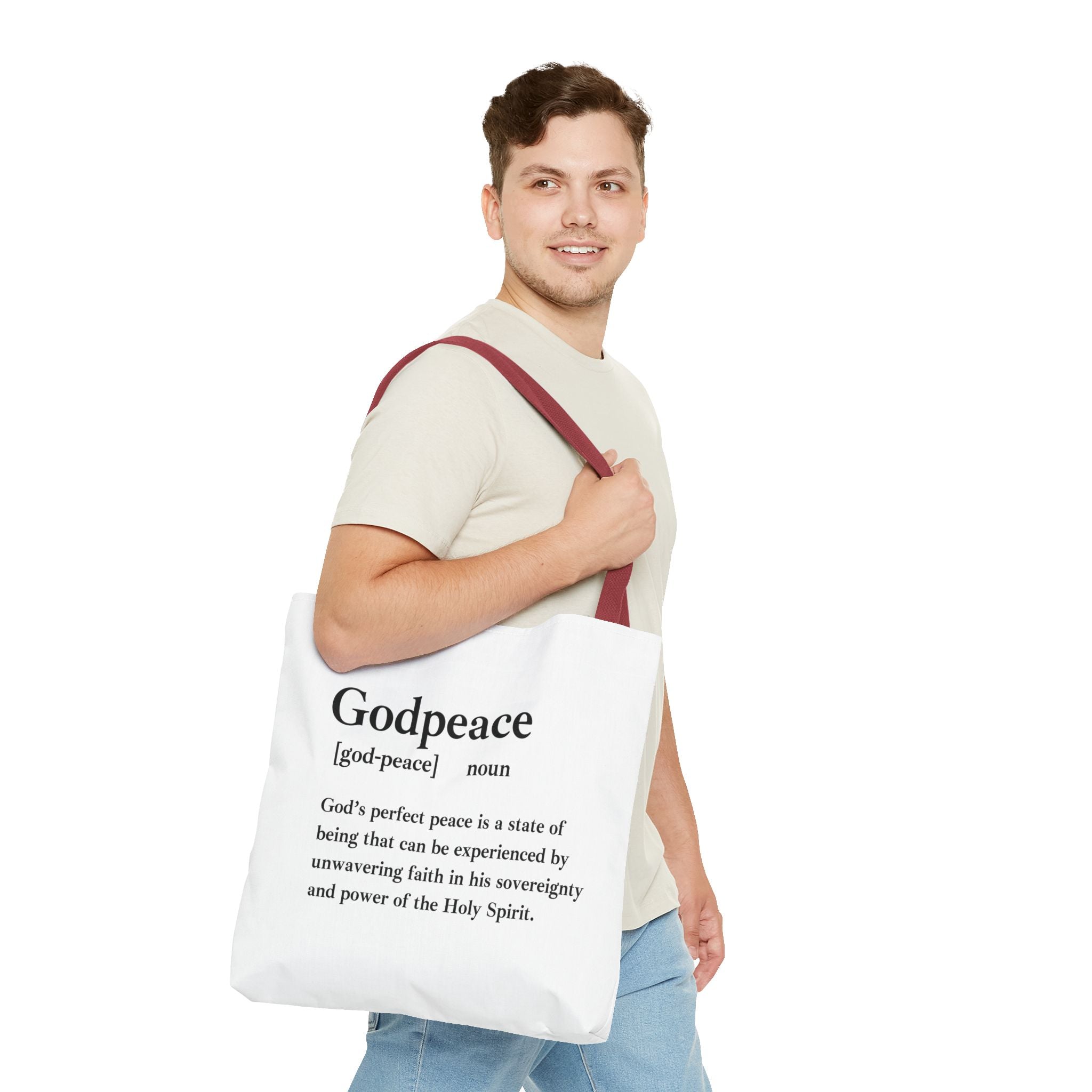 Godpeace Tote Bag - Custom Printed Stylish and Functional Tote