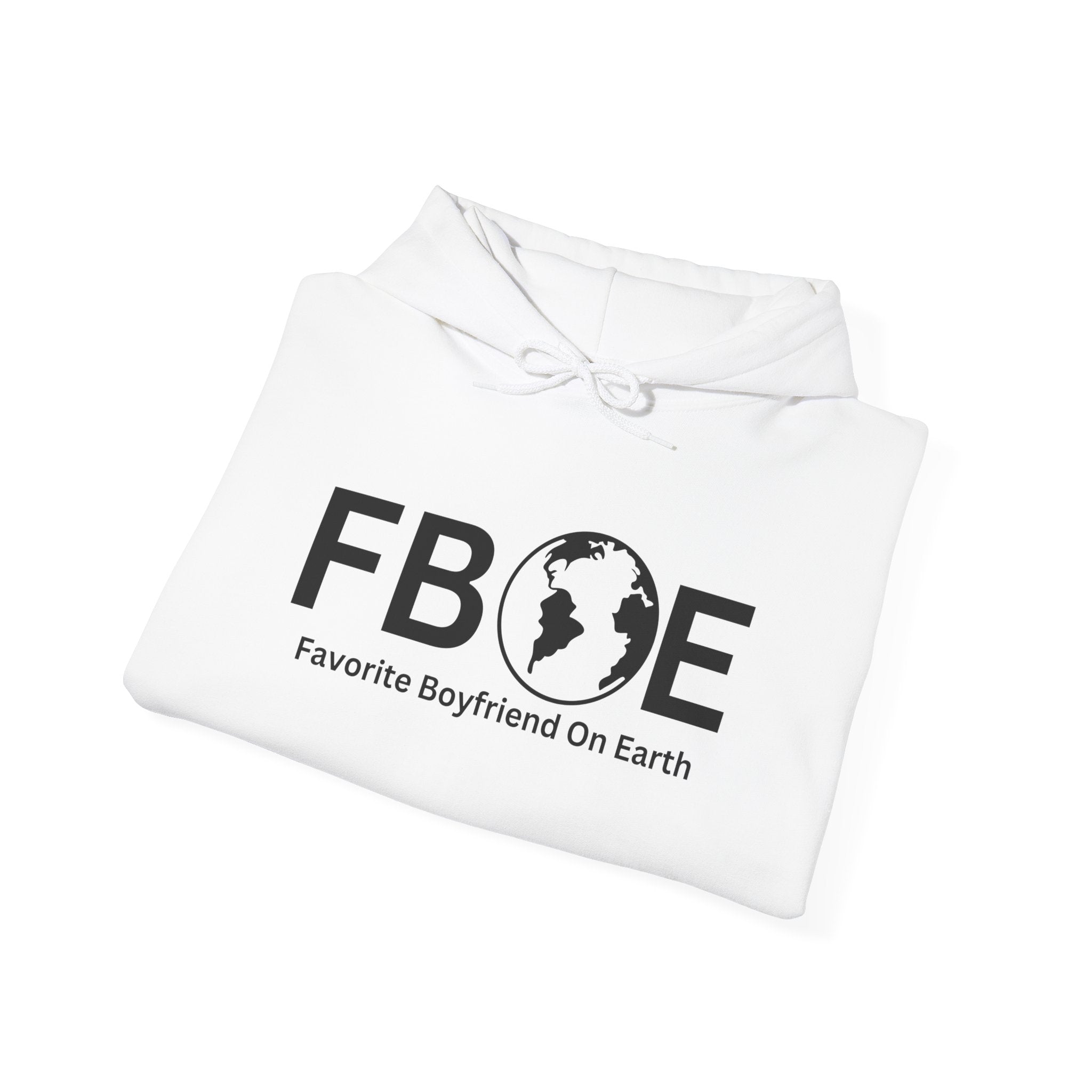 Favorite Boyfriend On Earth (FBOE) Unisex Heavy Blend™ Hooded Sweatshirt – Cozy Cotton-Polyester Hoodie