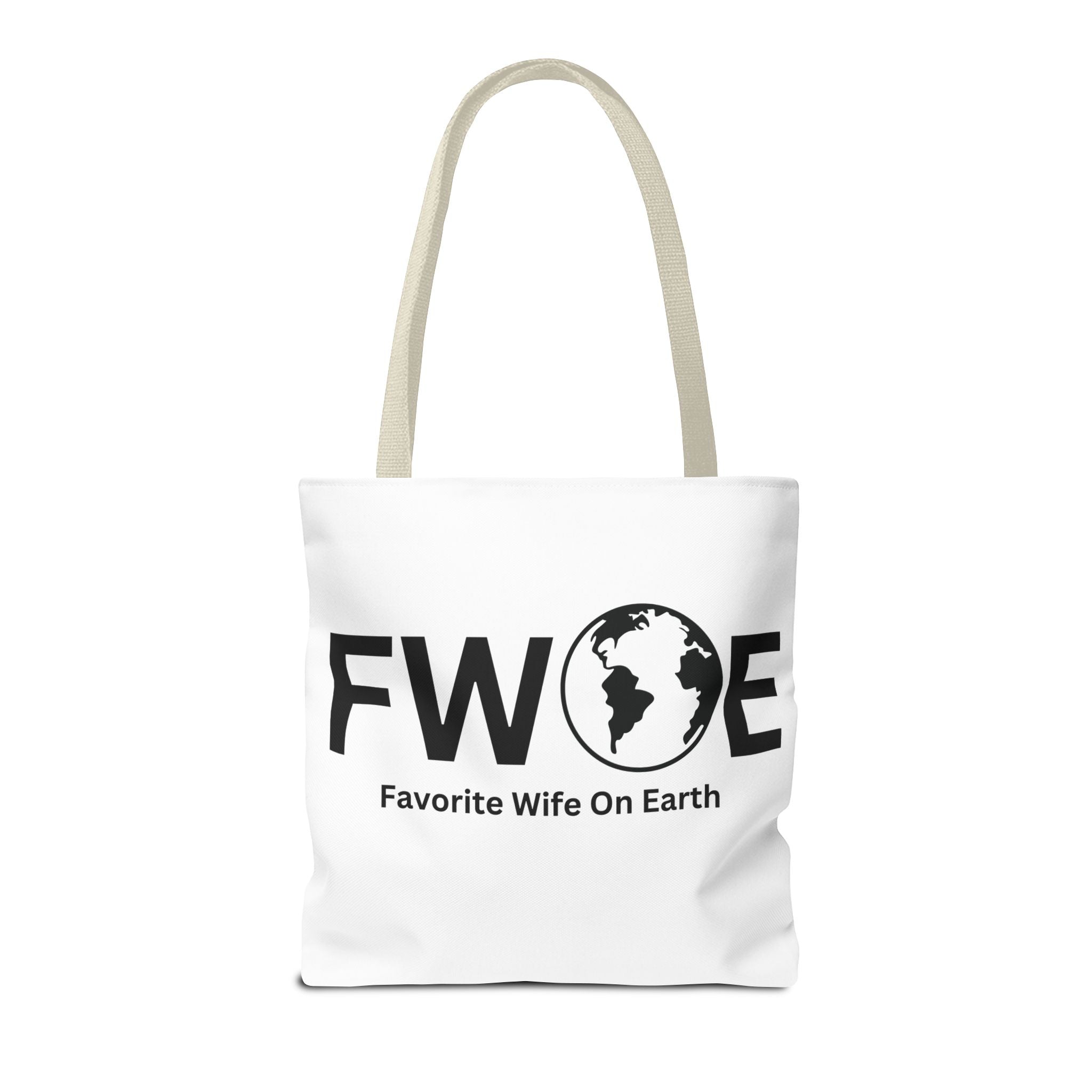 Favorite Wife On Earth (FWOE) Tote Bag - Custom Printed Stylish and Functional Tote