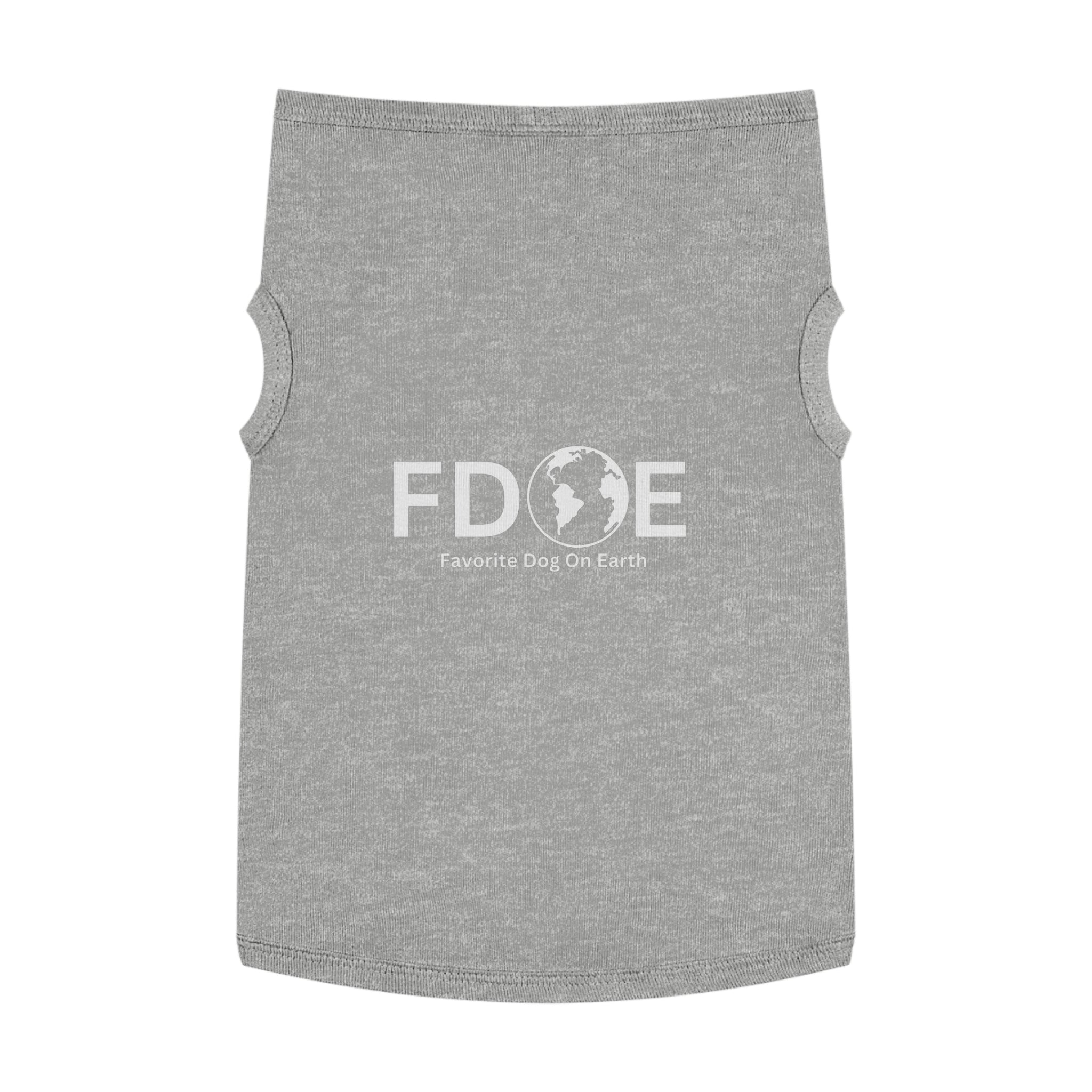Favorite Dog On Earth (FDOE) - Custom Pet Tank Top