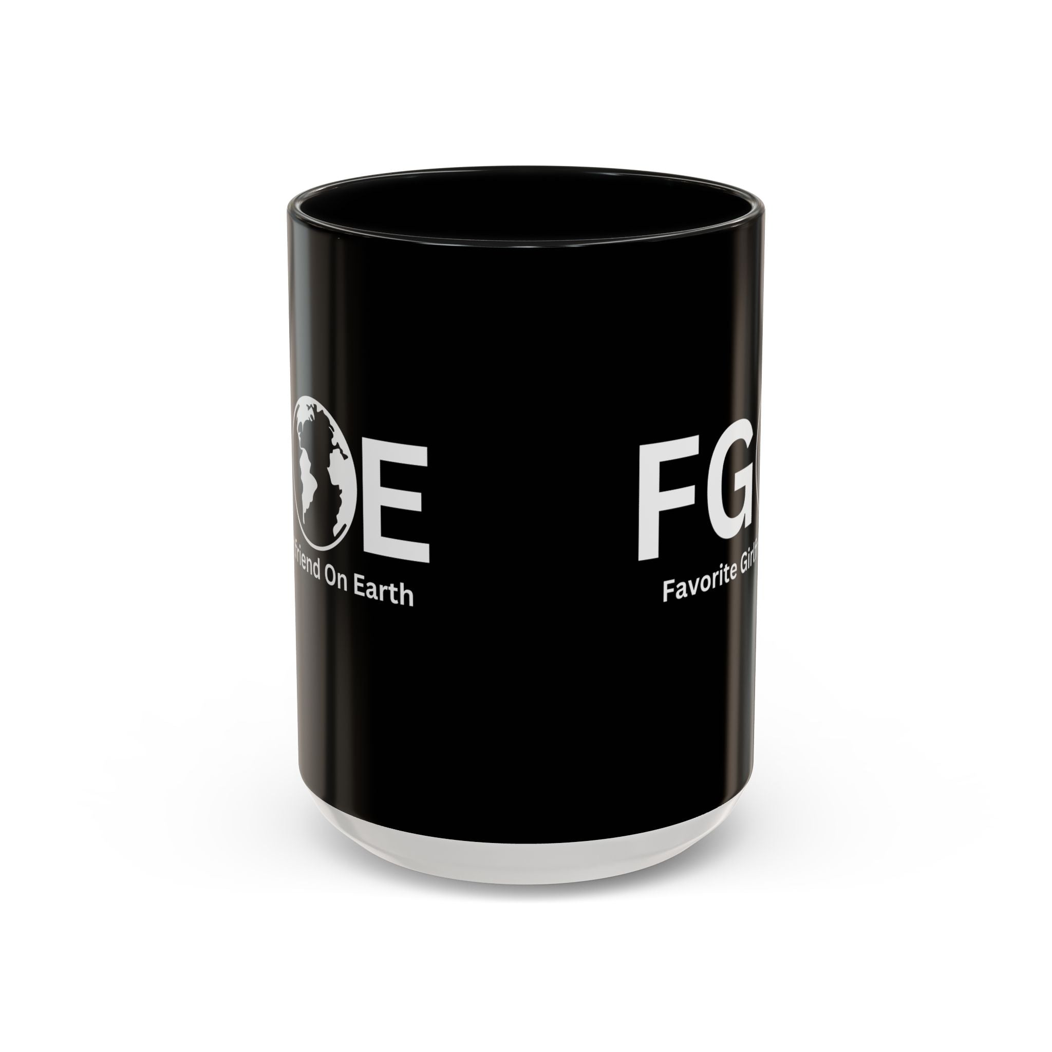 Favorite Girlfriend On Earth (FGOE) Accent Coffee Mug (11oz, 15oz)