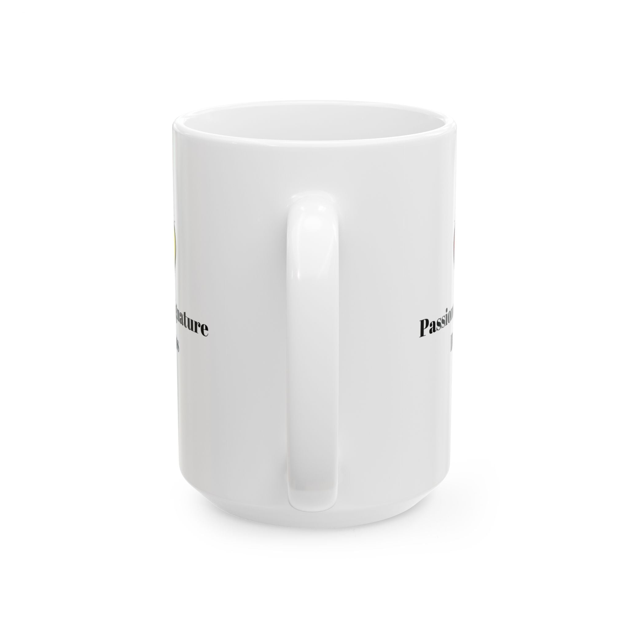 Passionoy Signature Designs Logo Accent Coffee Mug (11oz, 15oz)
