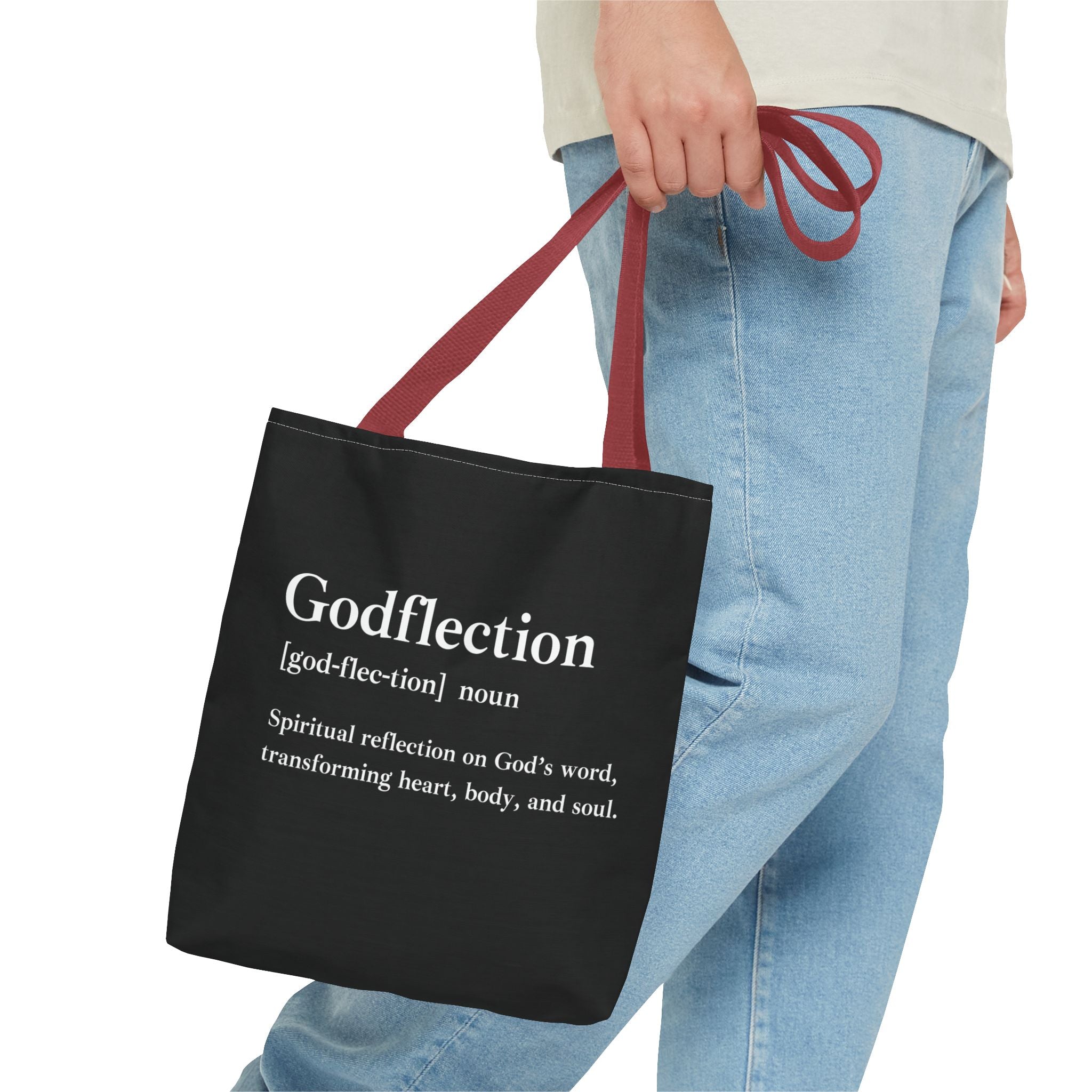 Godflection Tote Bag - Custom Printed Stylish and Functional Tote