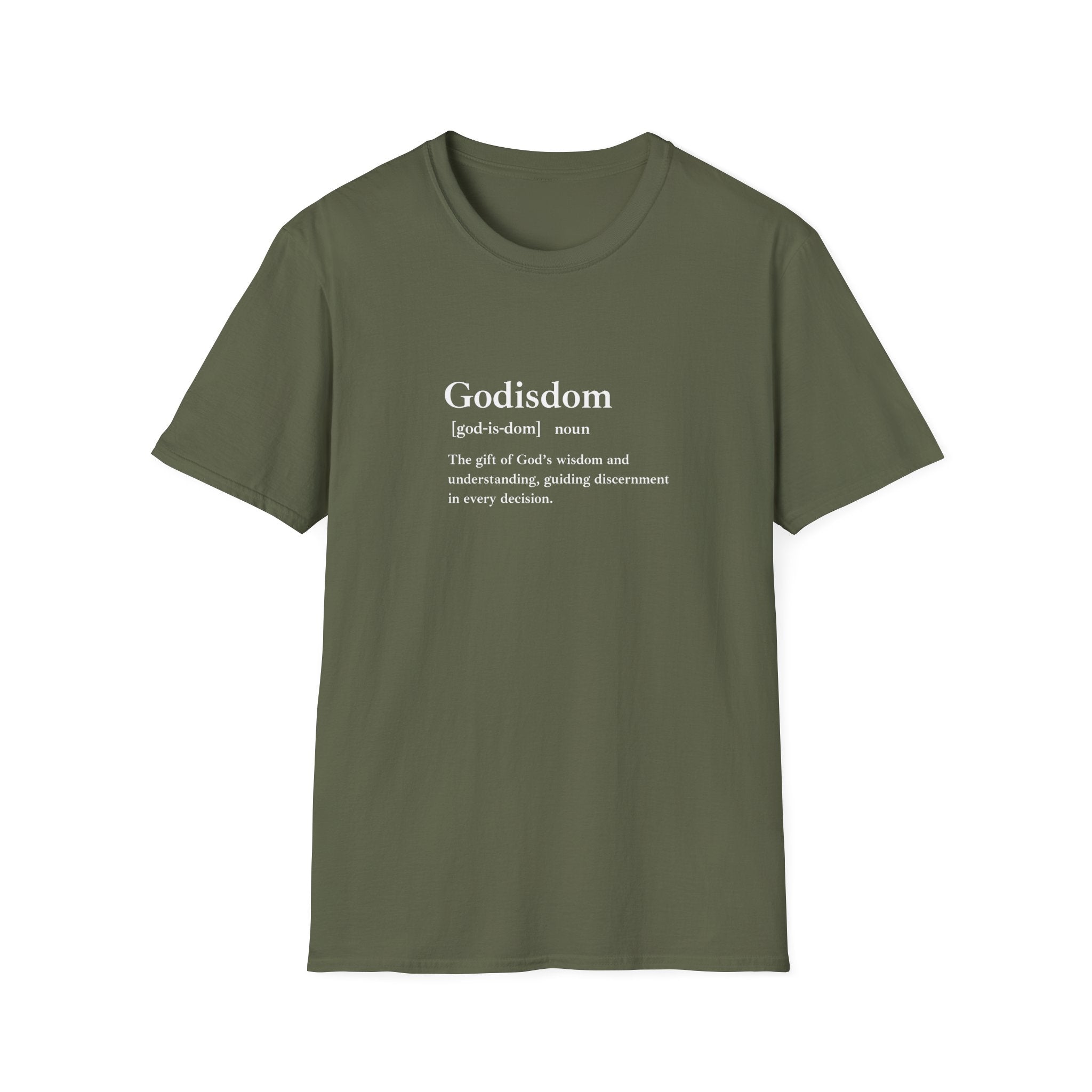 Godisdom Unisex Soft-Style T-Shirt – Comfortable, Durable, Ethical Apparel, 100% Cotton, Classic Fit