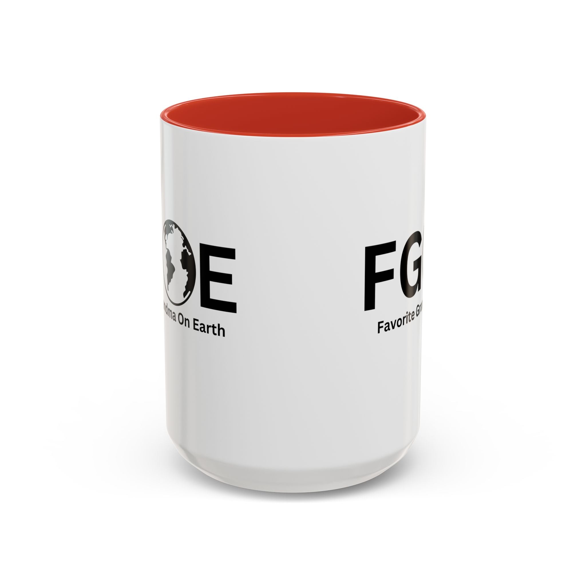 Favorite Grandma On Earth Mug (FGOE) Accent Coffee Mug (11oz, 15oz)