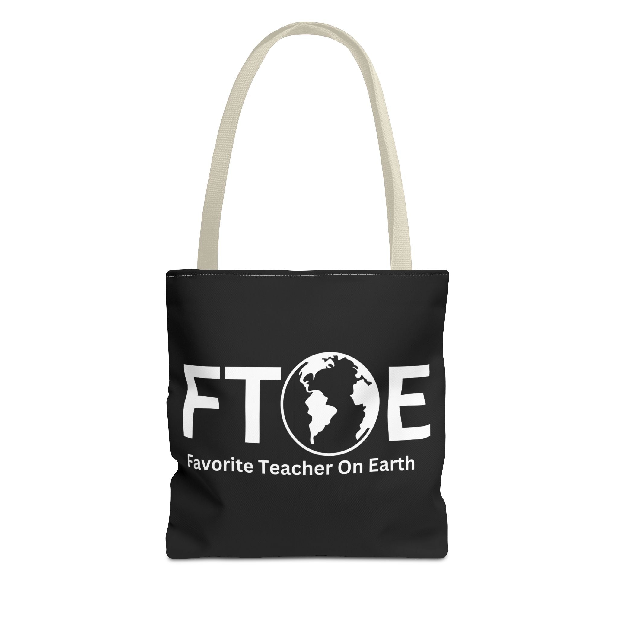 Favorite Teacher On Earth (FTOE) Tote Bag - Custom Printed Stylish and Functional Tote