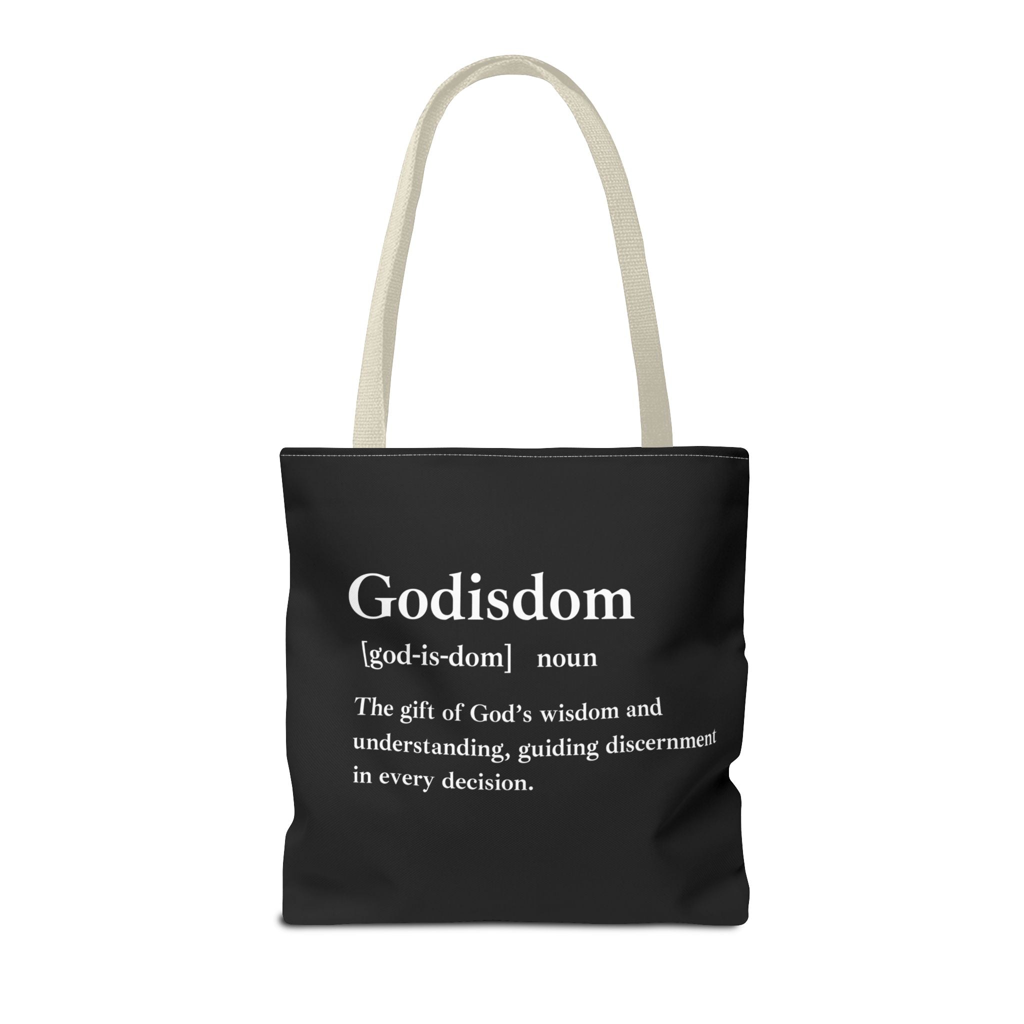 Godisdom Tote Bag - Custom Printed Stylish and Functional Tote