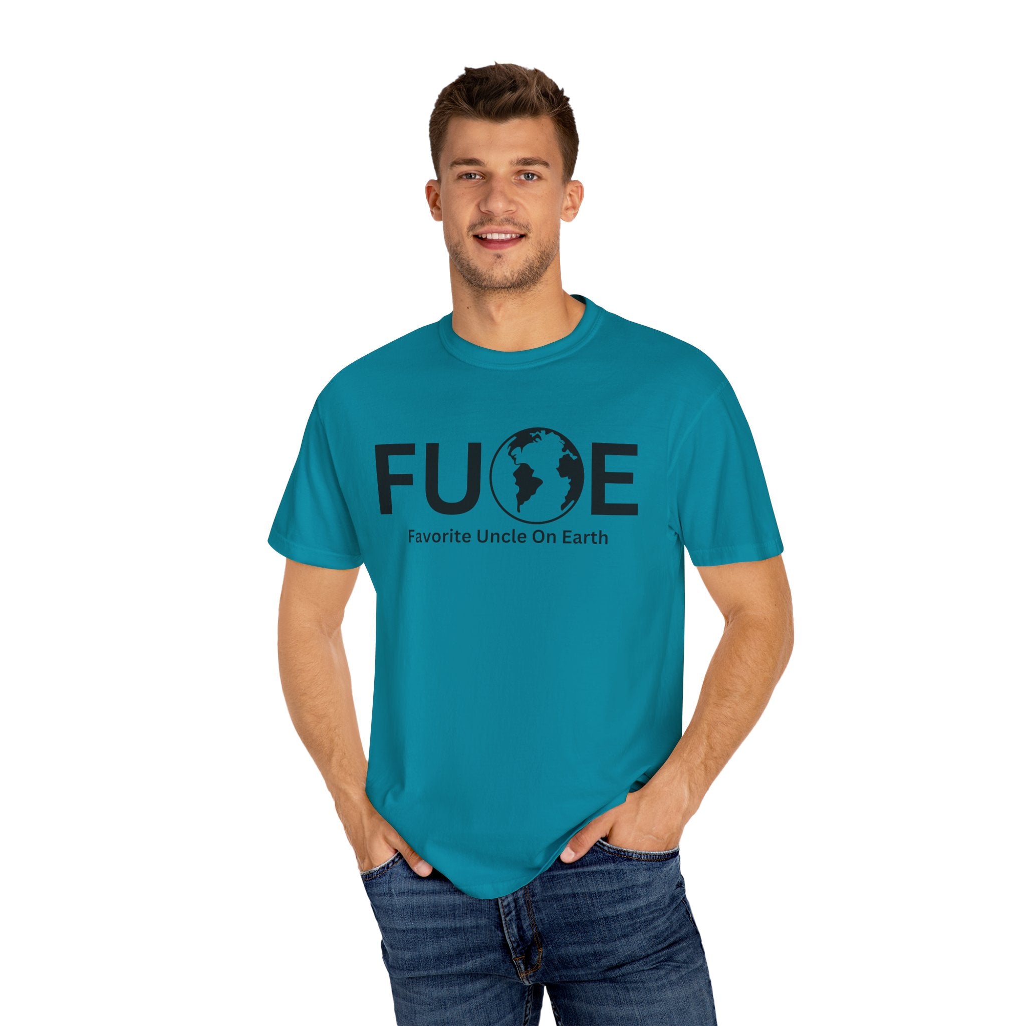 Favorite Uncle On Earth (FUOE) - Comfort Colors 1717 Garment-Dyed T-Shirt