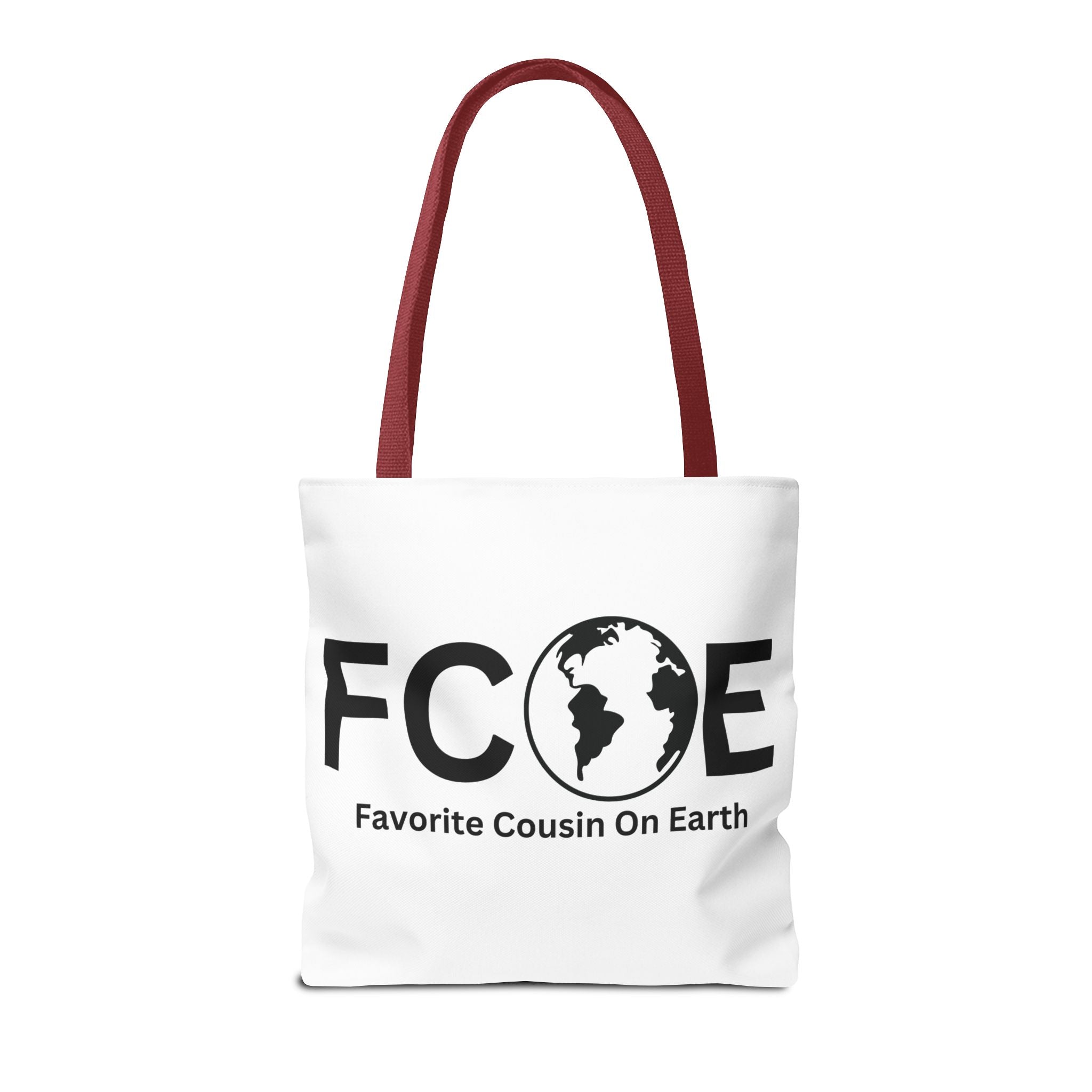 Favorite Cousin On Earth (FCOE) Tote Bag - Custom Printed Stylish and Functional Tote