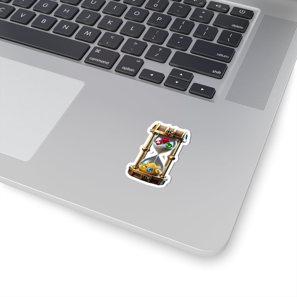 Treasure The Wait Logo Kiss-Cut Stickers - Custom Vinyl Stickers for Creative Decor