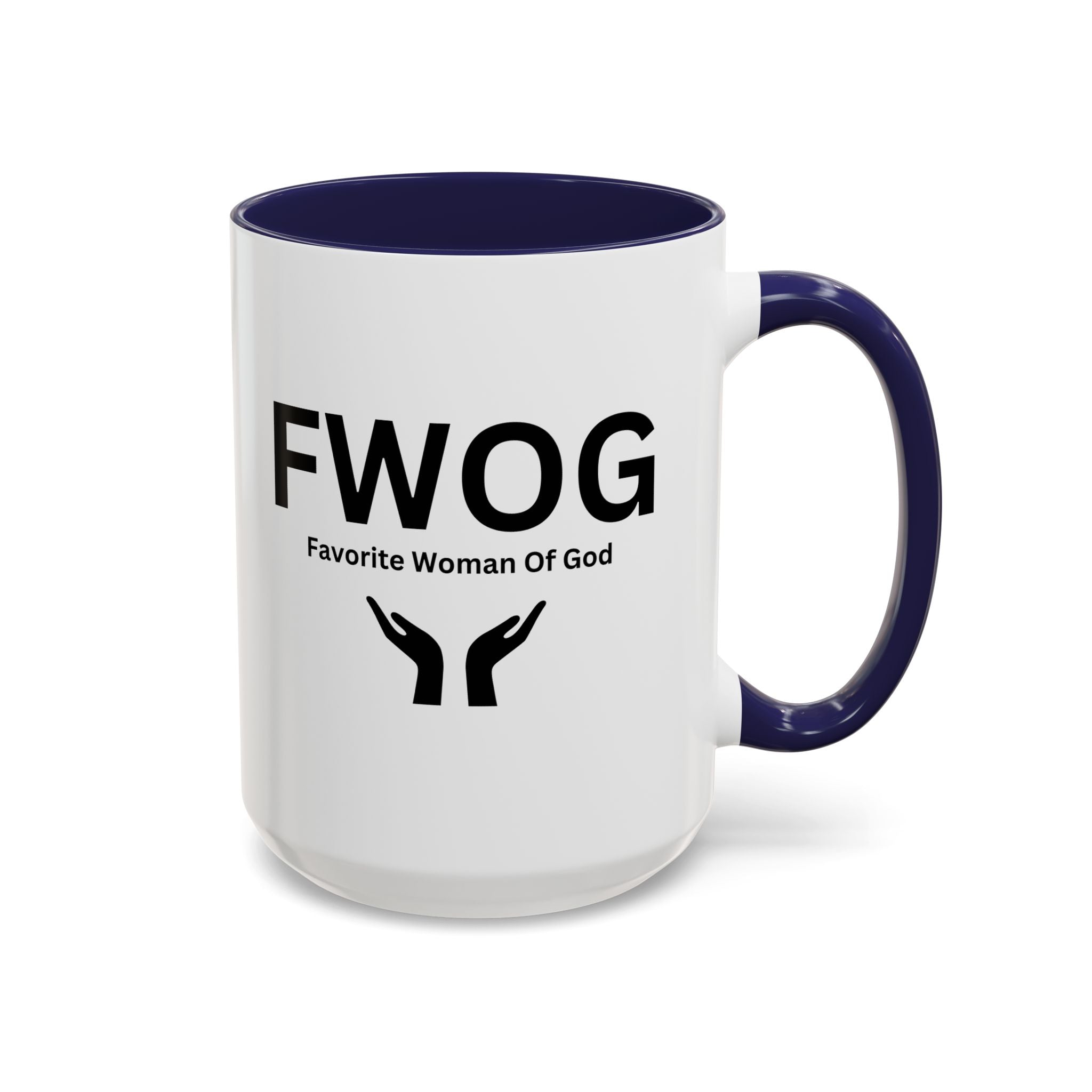 Favorite Woman of God (FWOG) Accent Coffee Mug (11, 15oz)