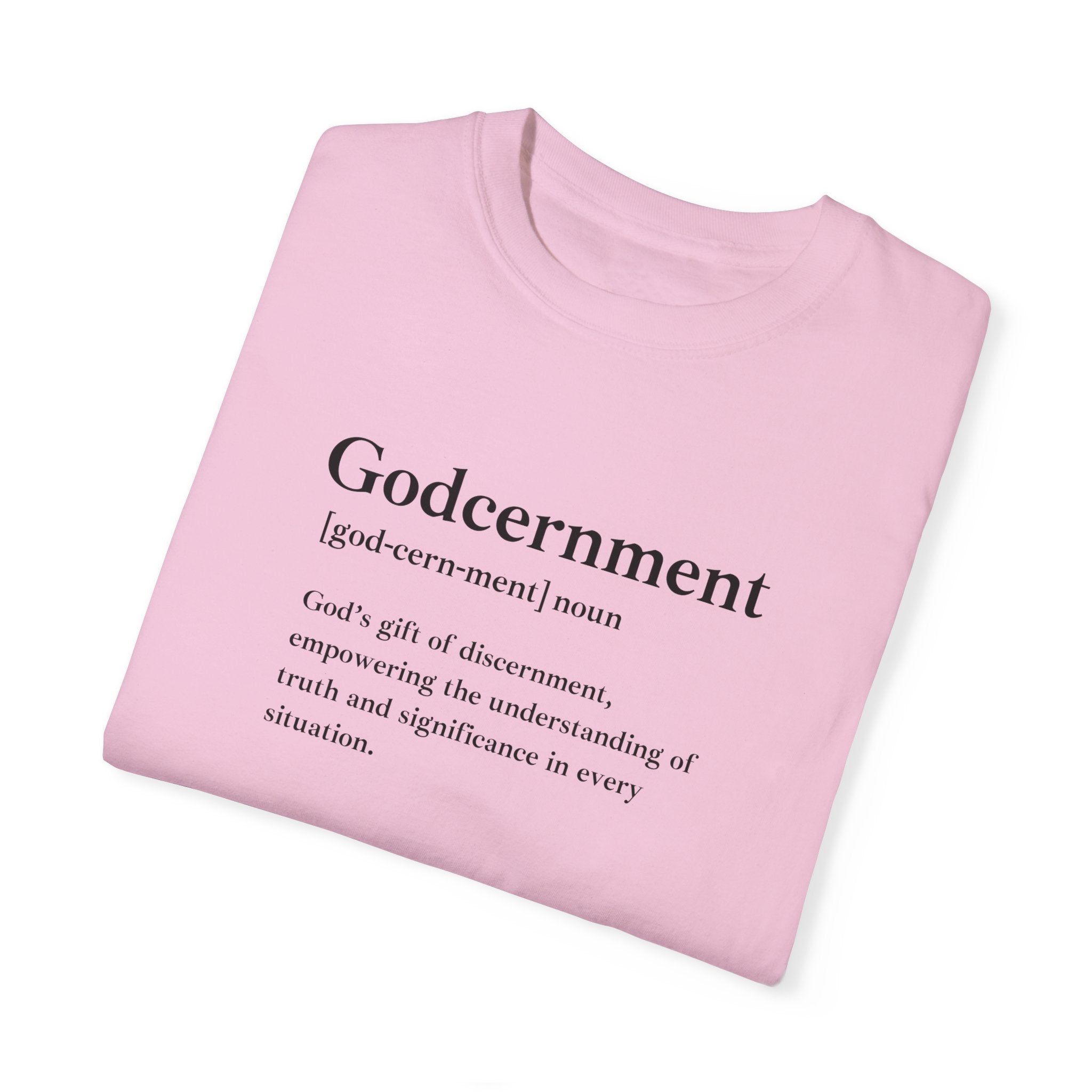 Godcernment T-Shirt – Comfort Colors 1717 Garment-Dyed Tee