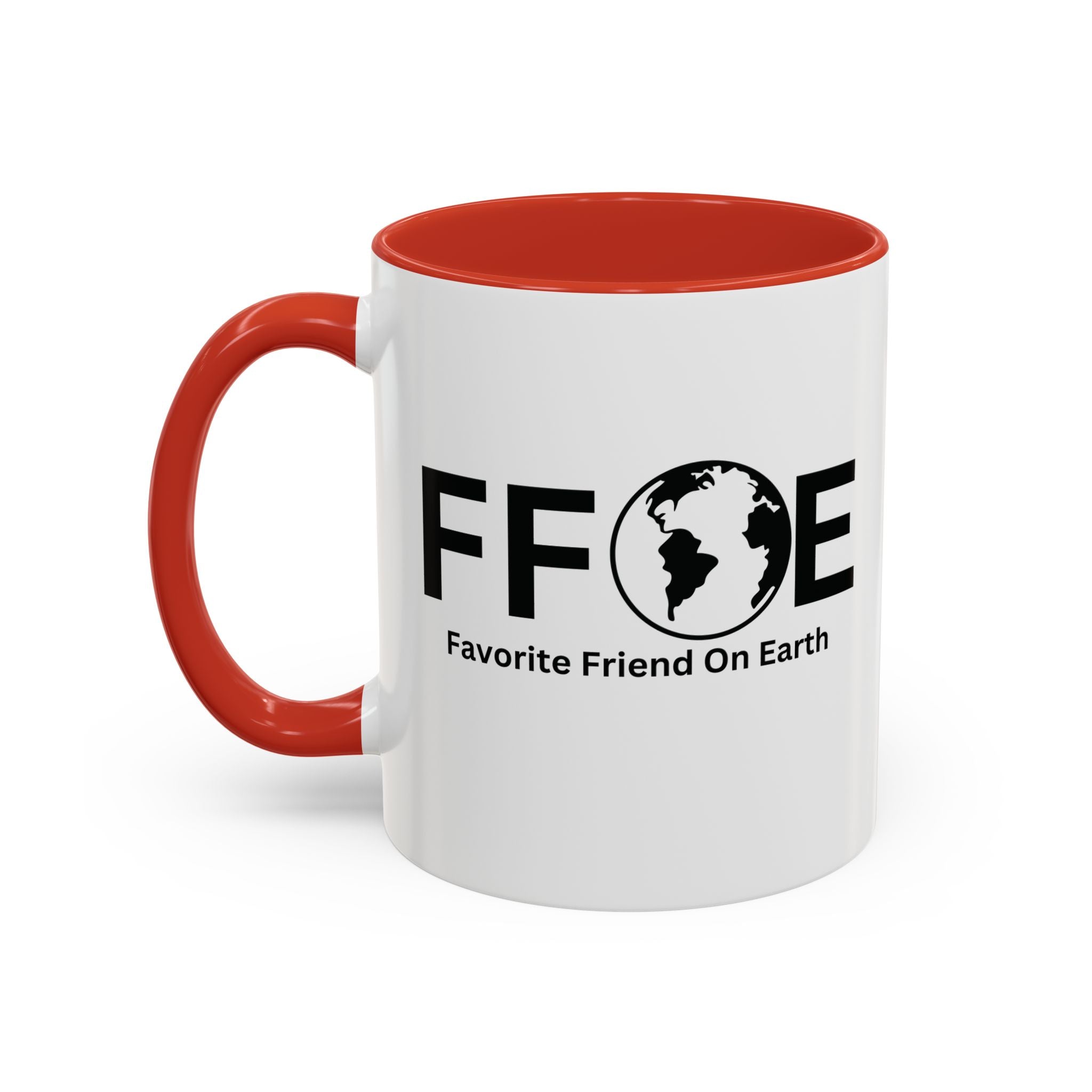 Favorite Friend On Earth (FFOE) Accent Coffee Mug (11oz, 15oz)