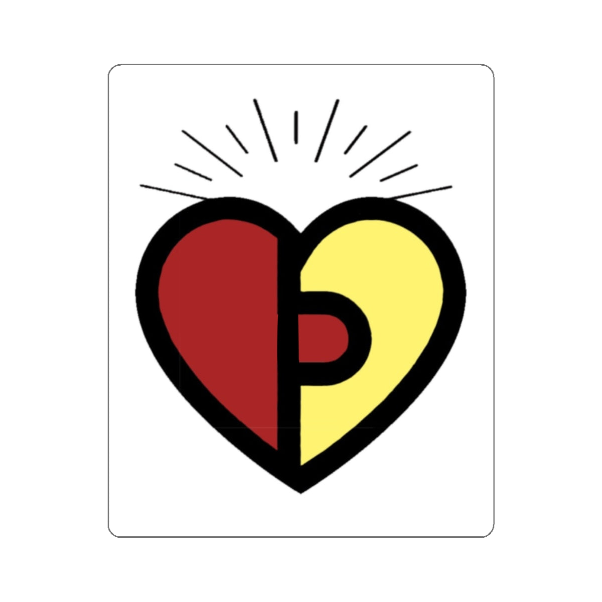 Passionoy Logo Kiss-Cut Stickers - Custom Vinyl Stickers for Creative Decor