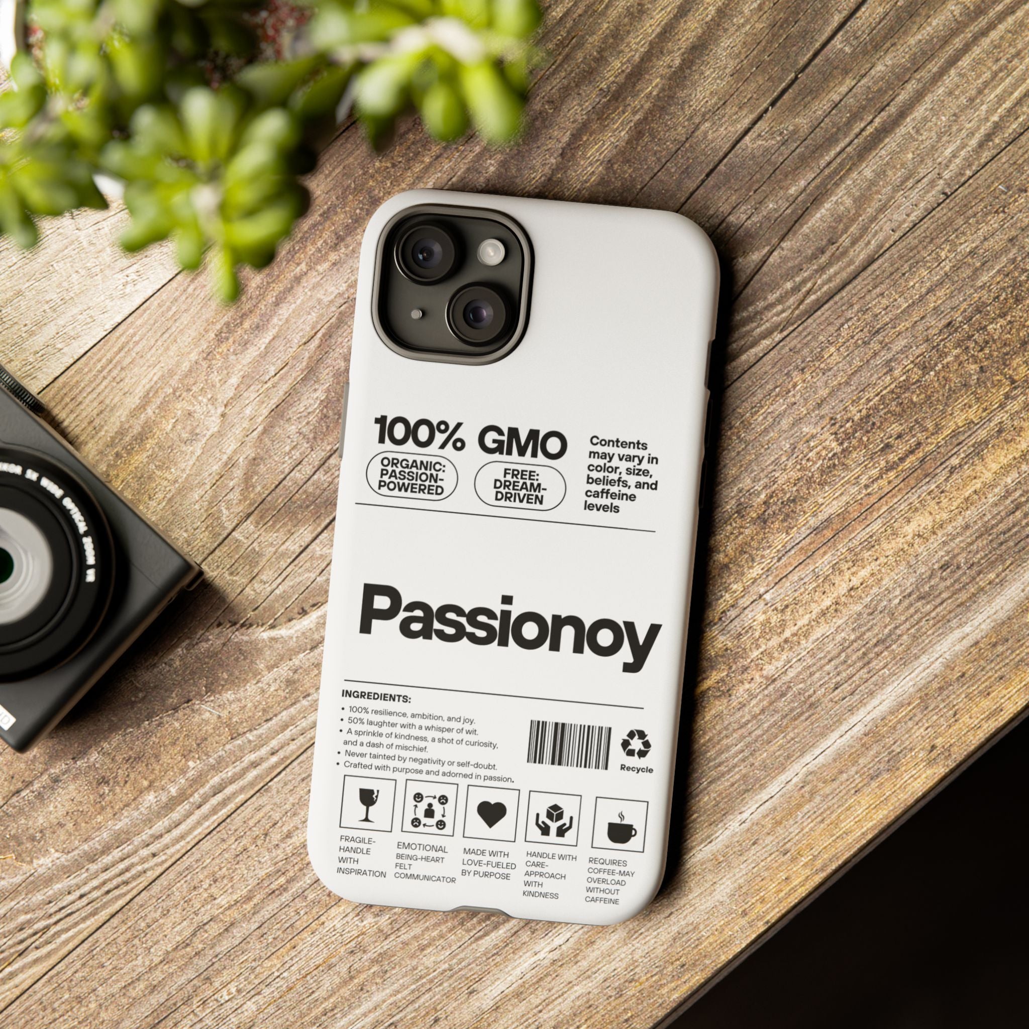 Passionoy Label Tough Cases - Custom Protective Phone Cases for iPhone, Samsung Galaxy, and Google Pixel