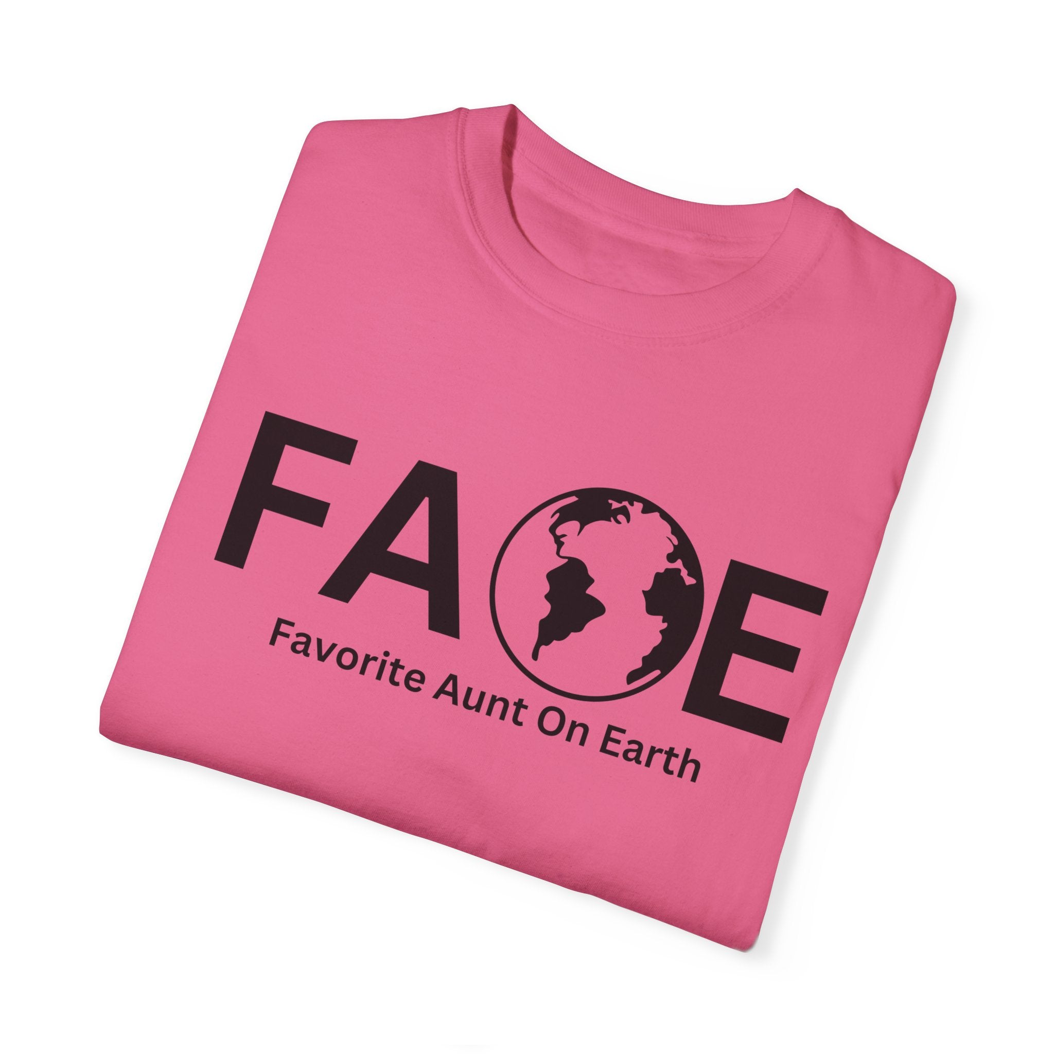 Favorite Aunt On Earth T-Shirt - (FAOE) Logo Tee for Women