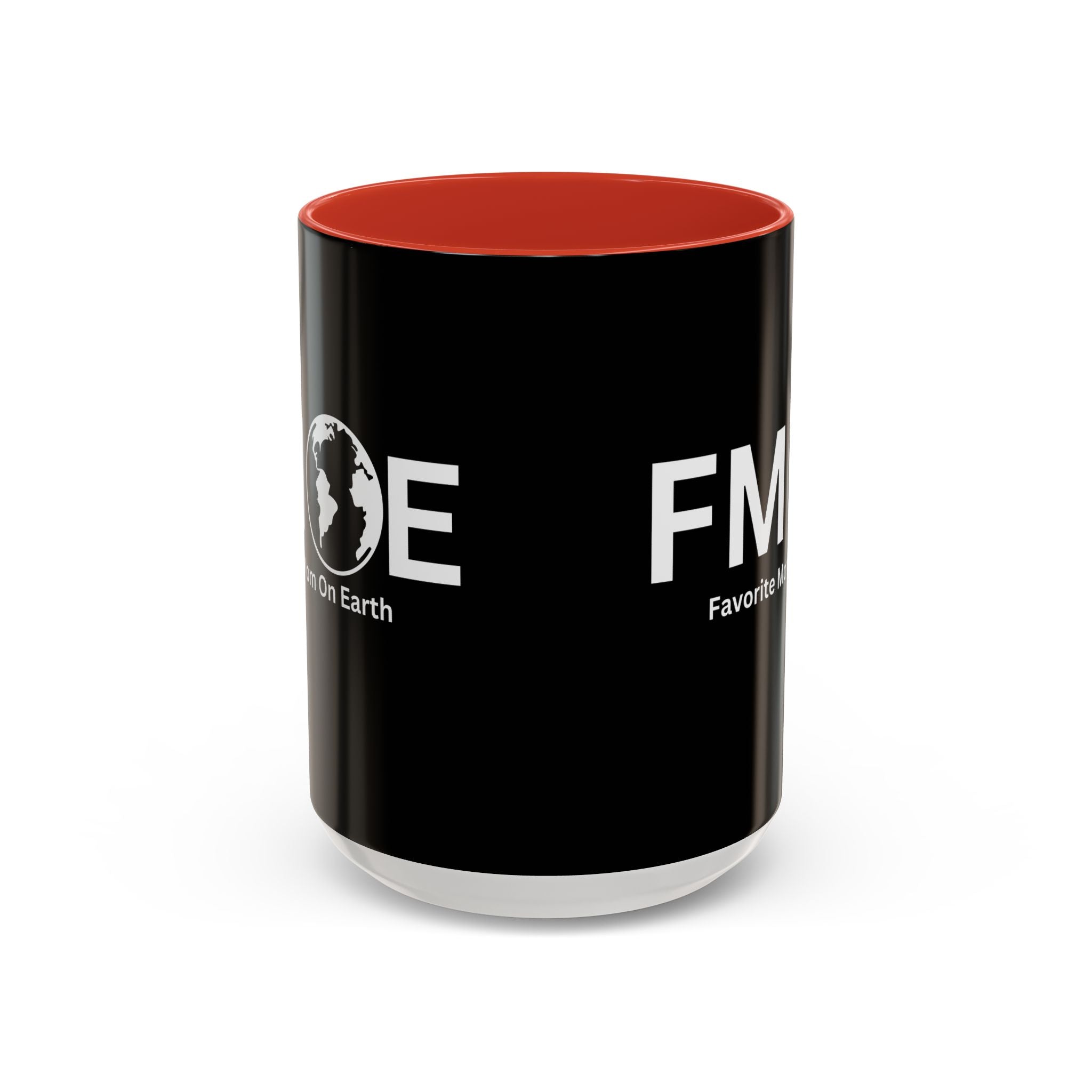 Favorite Mom On Earth (FMOE) Accent Coffee Mug (11oz, 15oz)