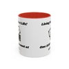Living My Best Life! One AARP Discount at a Time Accent Coffee Mug (11oz, 15oz)