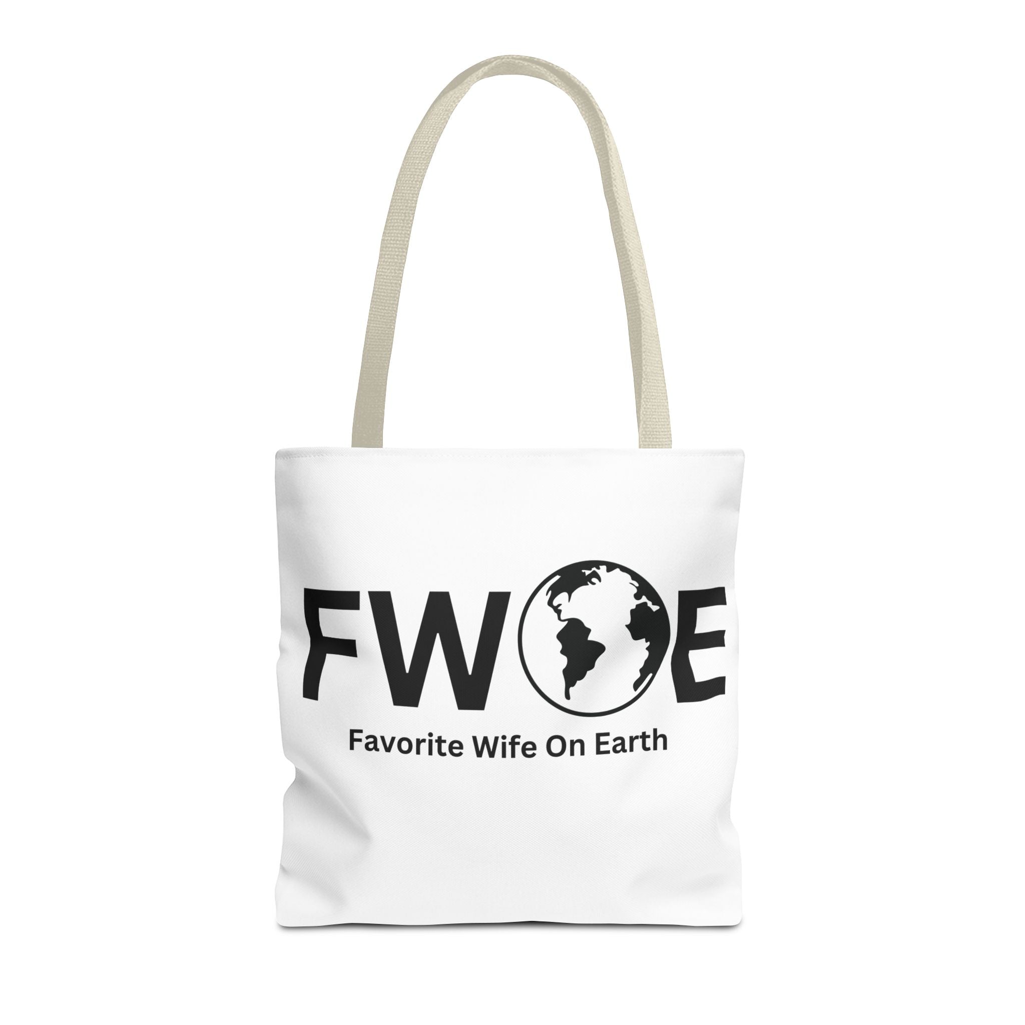 Favorite Wife On Earth (FWOE) Tote Bag - Custom Printed Stylish and Functional Tote