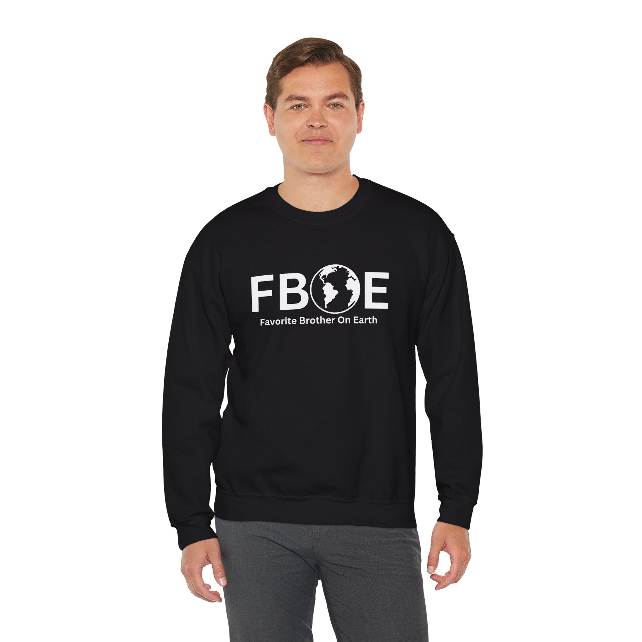 Favorite Brother On Earth (FBOE) - Unisex Heavy Blend Crewneck Sweatshirt