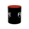 Favorite Grandpa On Earth (FGOE) Accent Coffee Mug (11oz, 15oz)