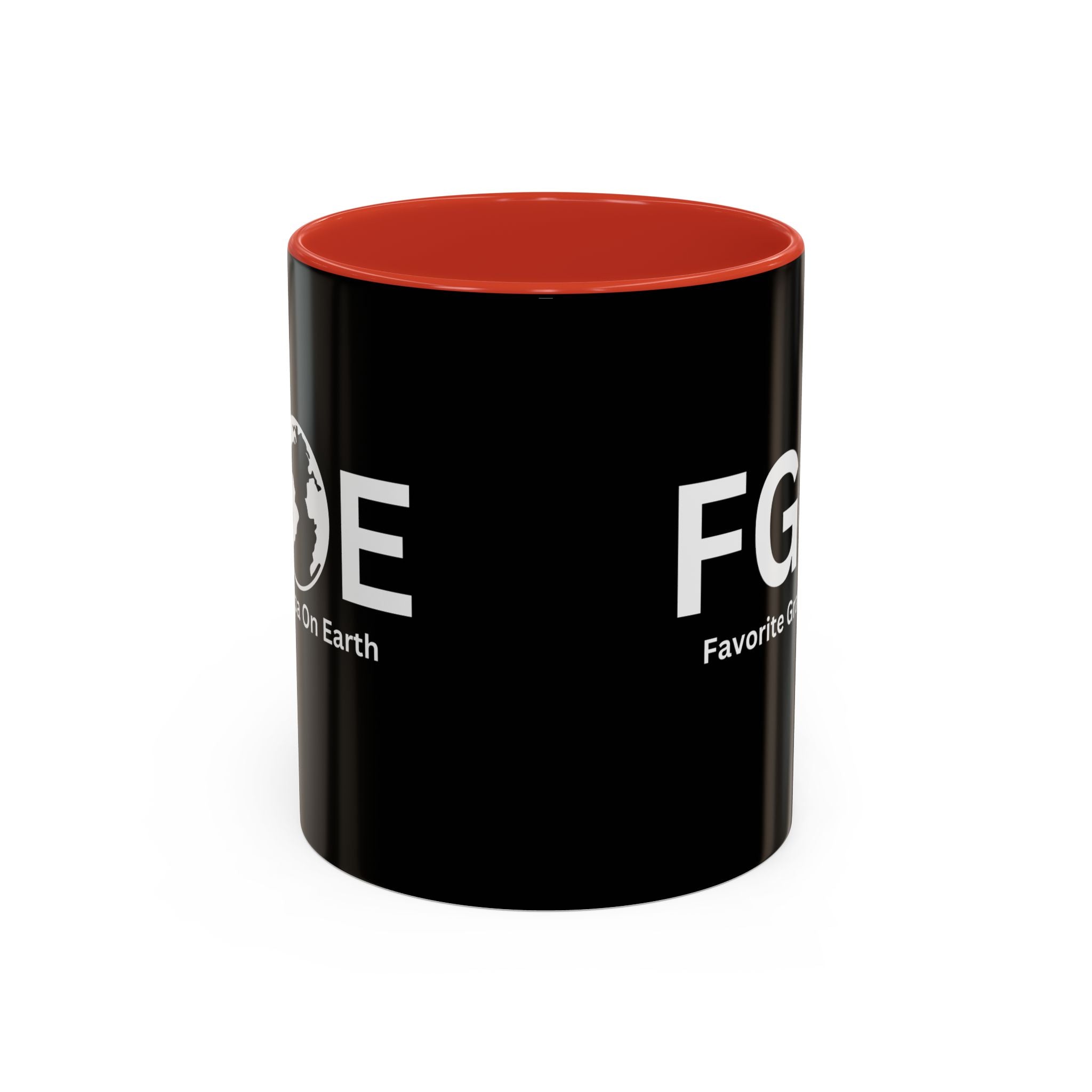 Favorite Grandpa On Earth (FGOE) Accent Coffee Mug (11oz, 15oz)