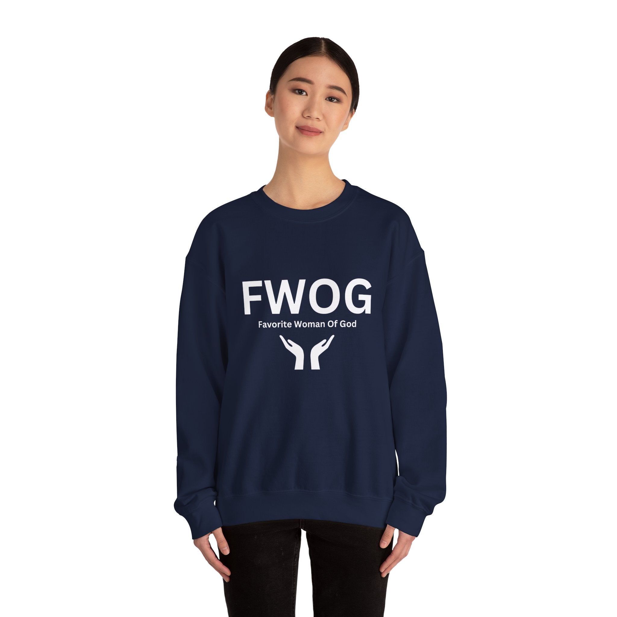 Favorite Woman of God (FWOG) Sweatshirt – Unisex Heavy Blend™ Crewneck