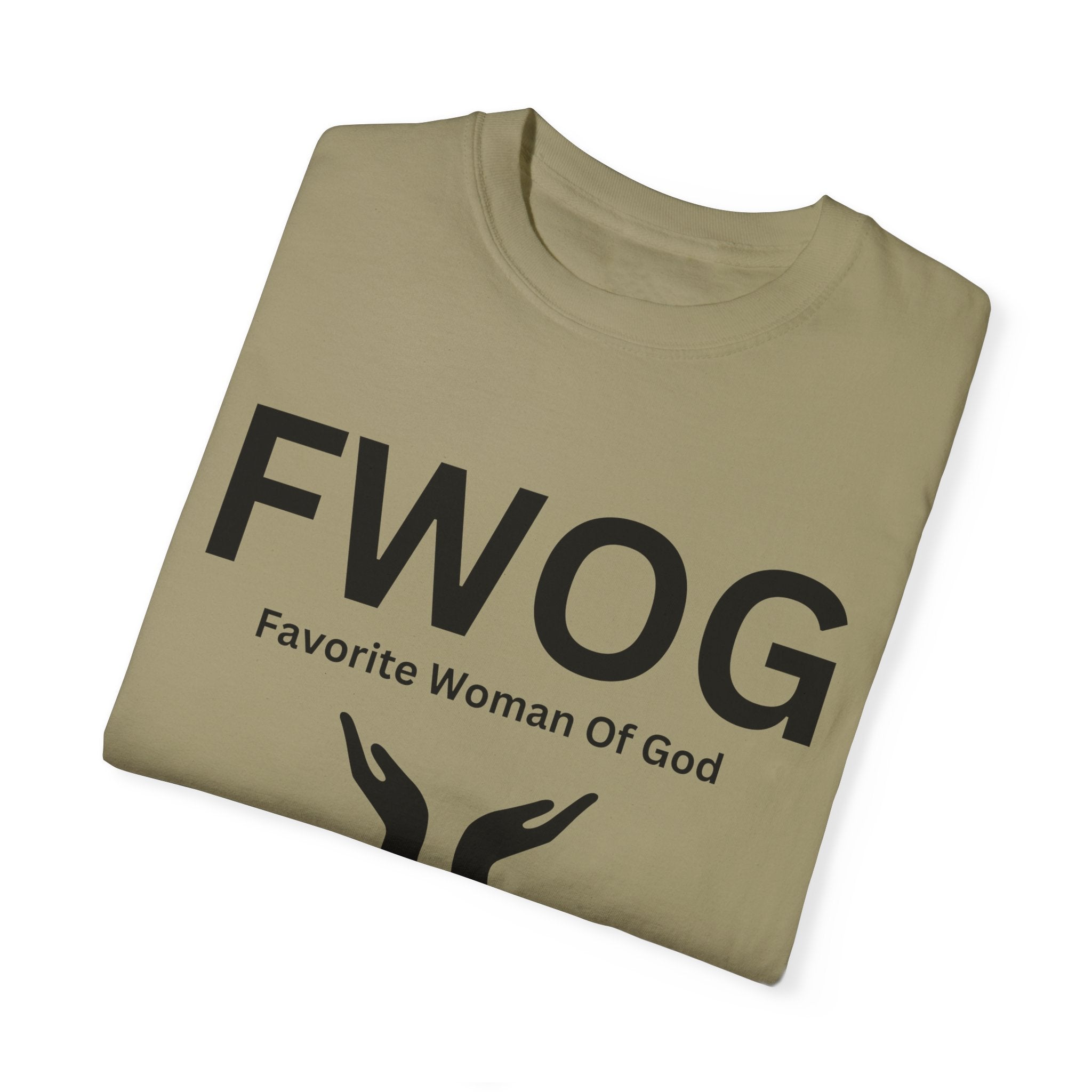 Favorite Woman of God (FWOG) T-Shirt – Comfort Colors 1717 Garment-Dyed Tee