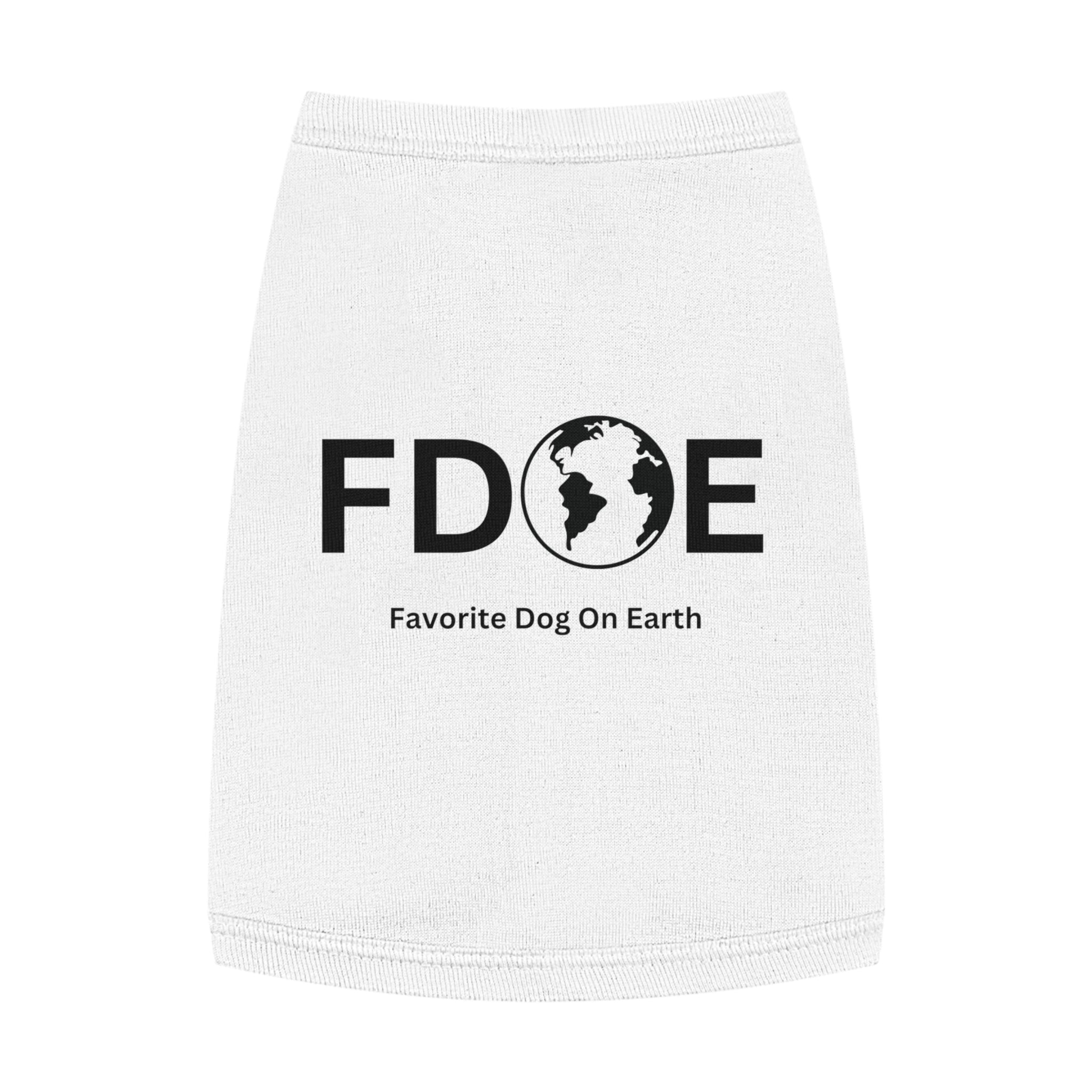 Favorite Dog On Earth (FDOE) - Custom Pet Tank Top