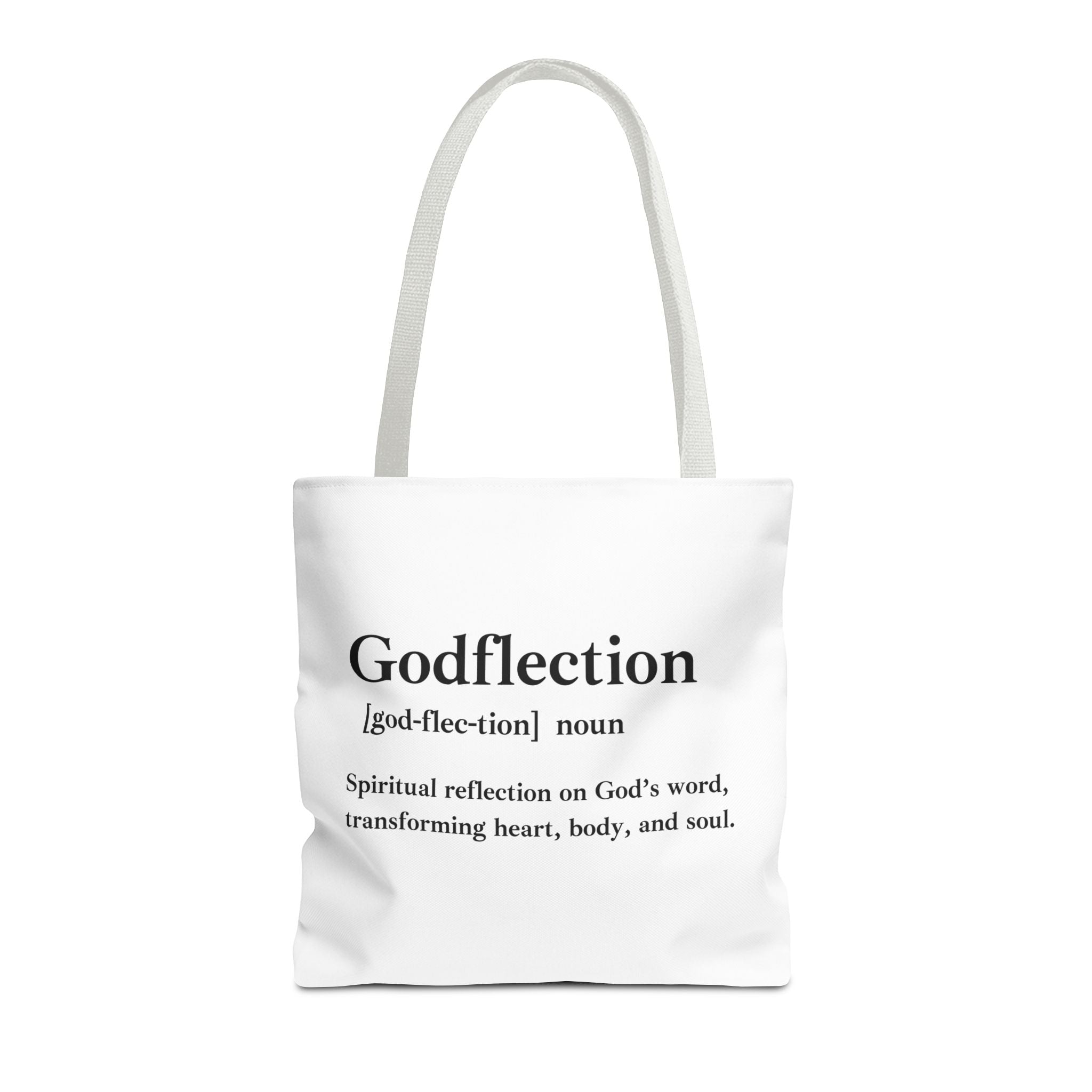 Godflection Tote Bag - Custom Printed Stylish and Functional Tote