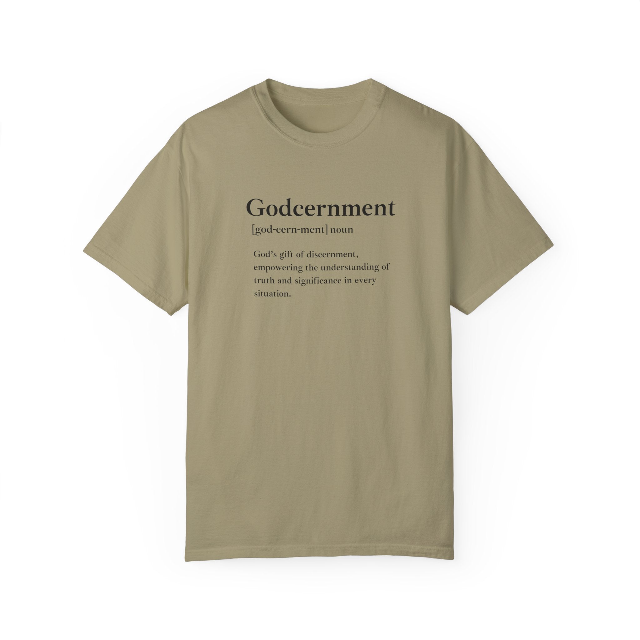 Godcernment T-Shirt – Comfort Colors 1717 Garment-Dyed Tee