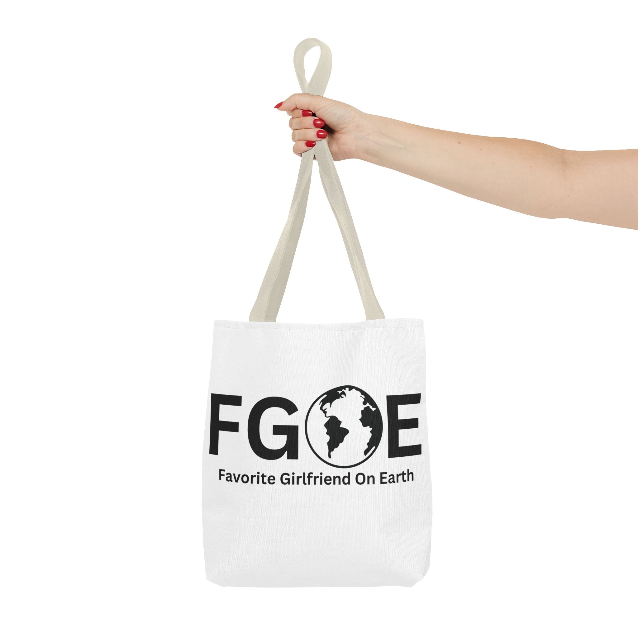 Favorite Girlfriend On Earth (FGOE) Tote Bag - Custom Printed Stylish and Functional Tote