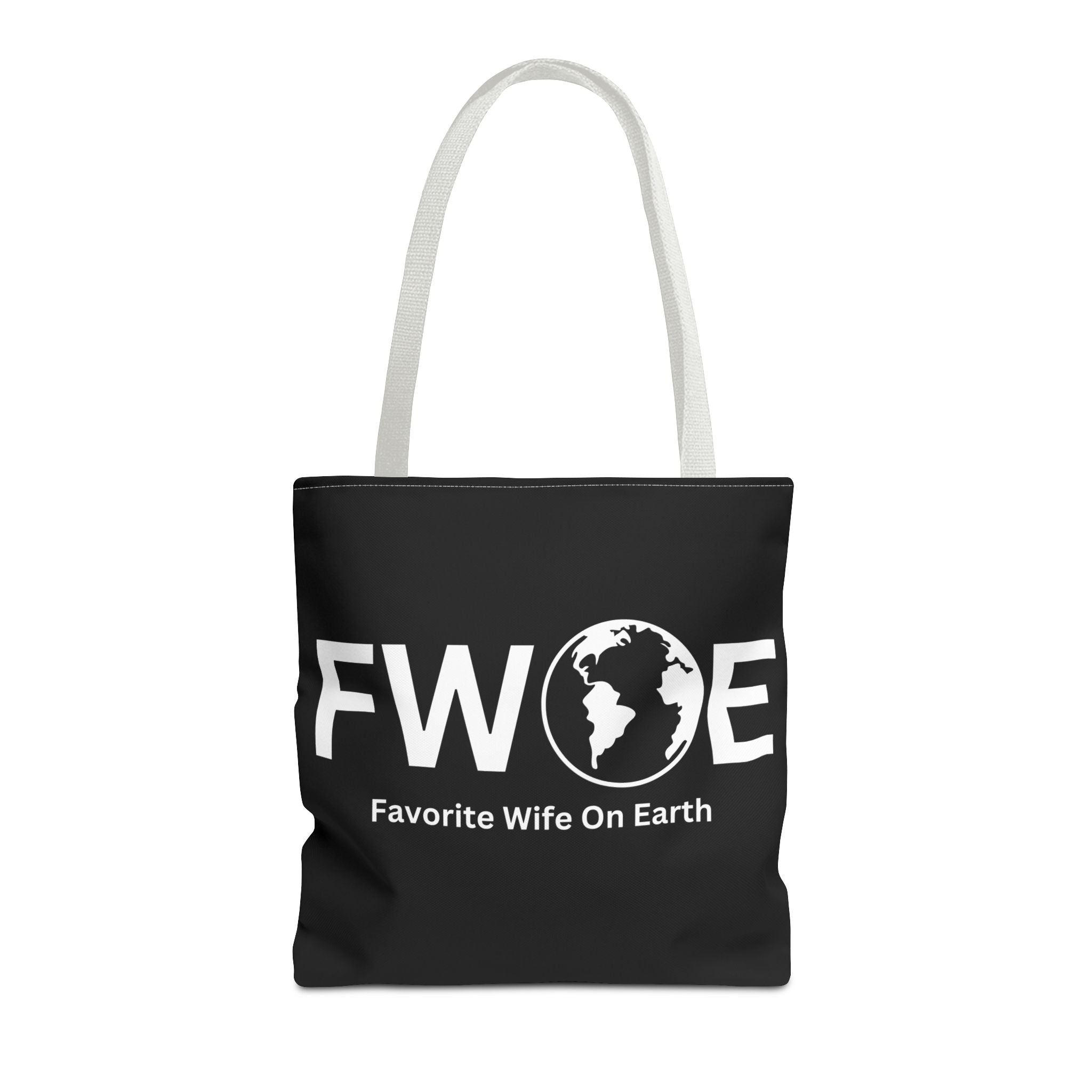 Favorite Wife On Earth (FWOE) Tote Bag - Custom Printed Stylish and Functional Tote