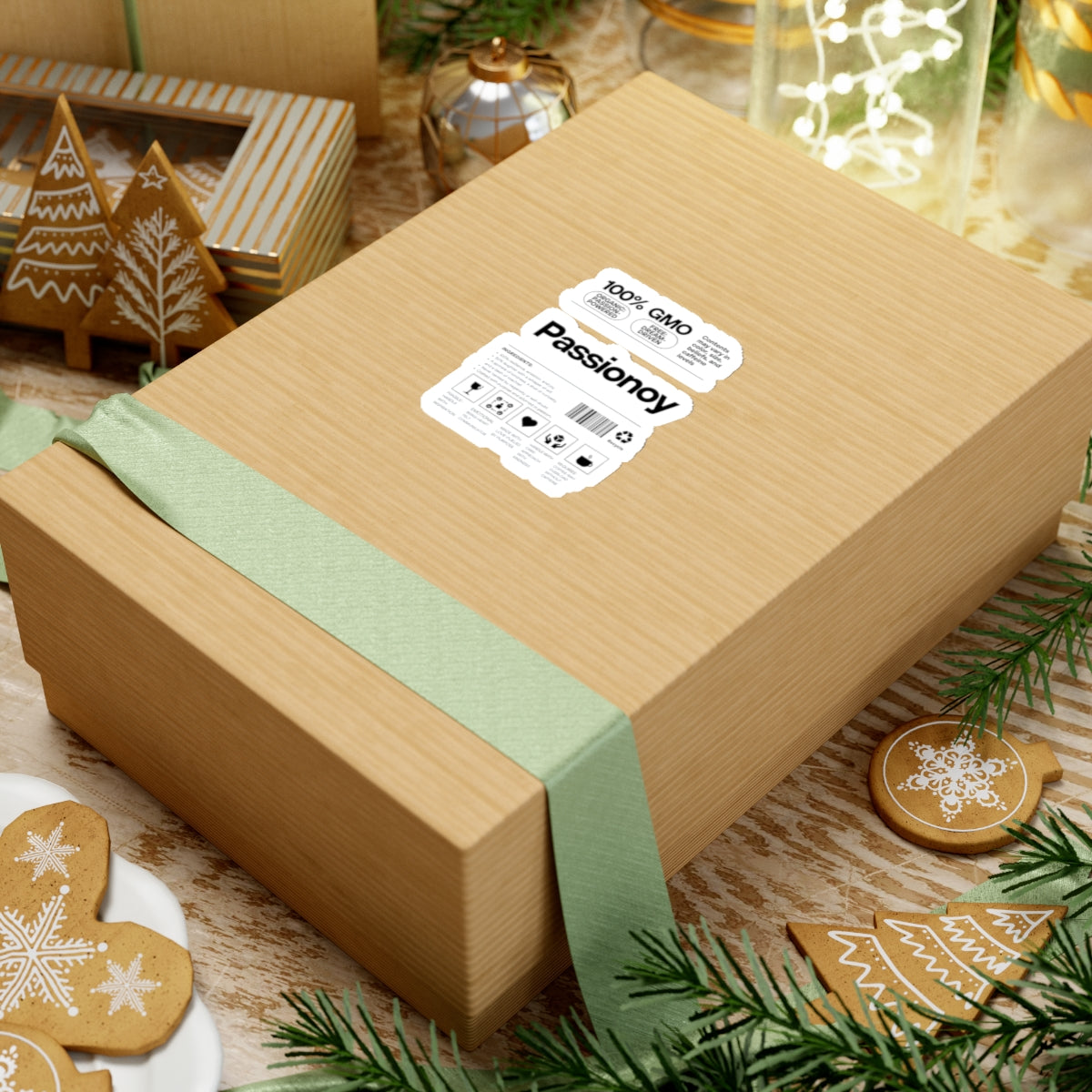 Passionoy Label Kiss-Cut Stickers - Custom Vinyl Stickers for Creative Decor