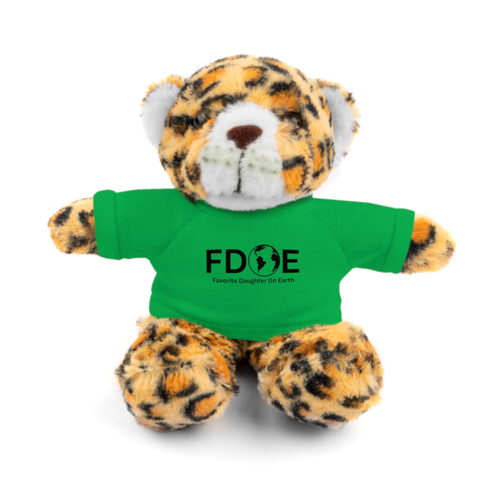 Favorite Daughter on Earth Stuffed Animal – Customizable T-Shirt & Animal