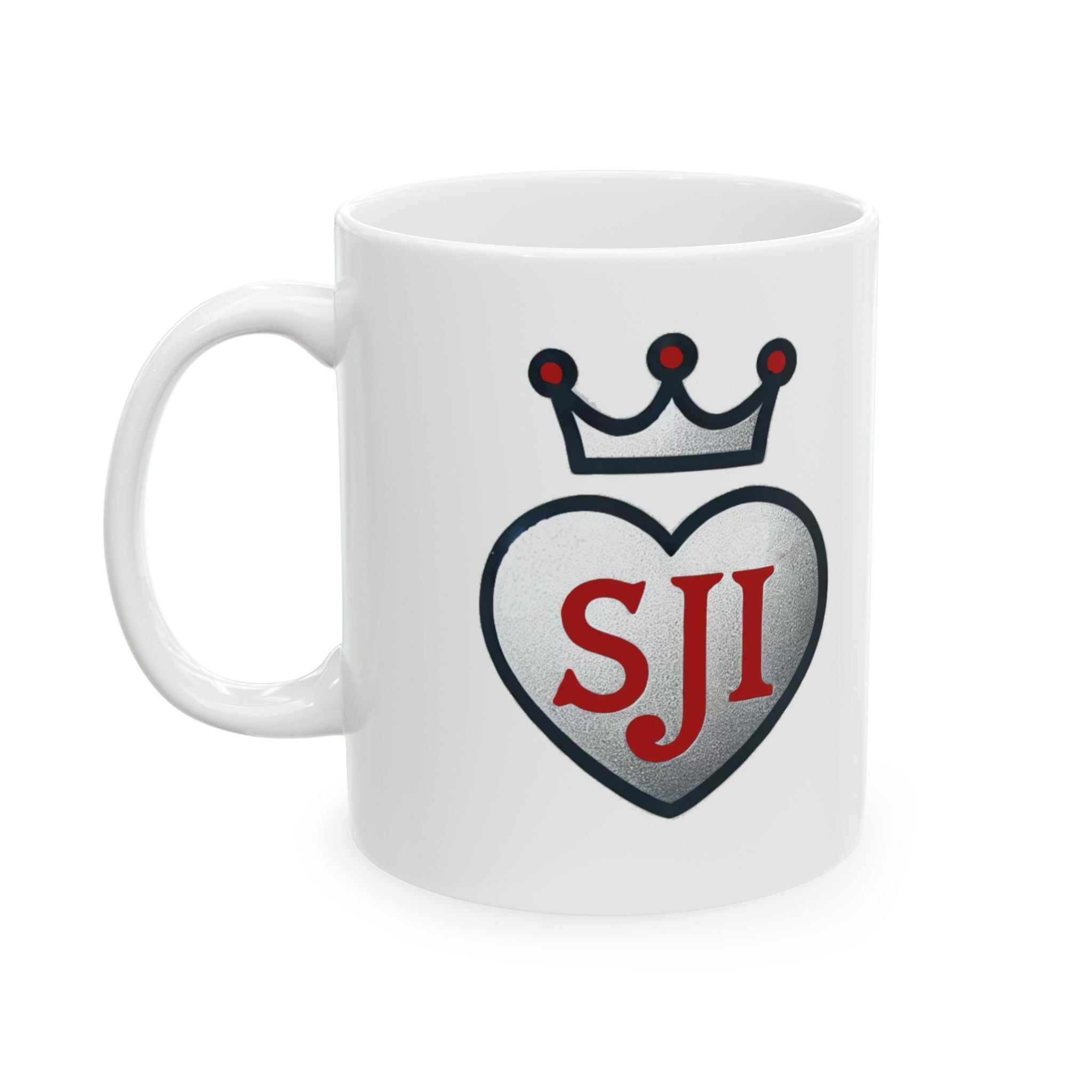 Senior Joy Initiative Logo Accent Coffee Mug (11oz, 15oz)