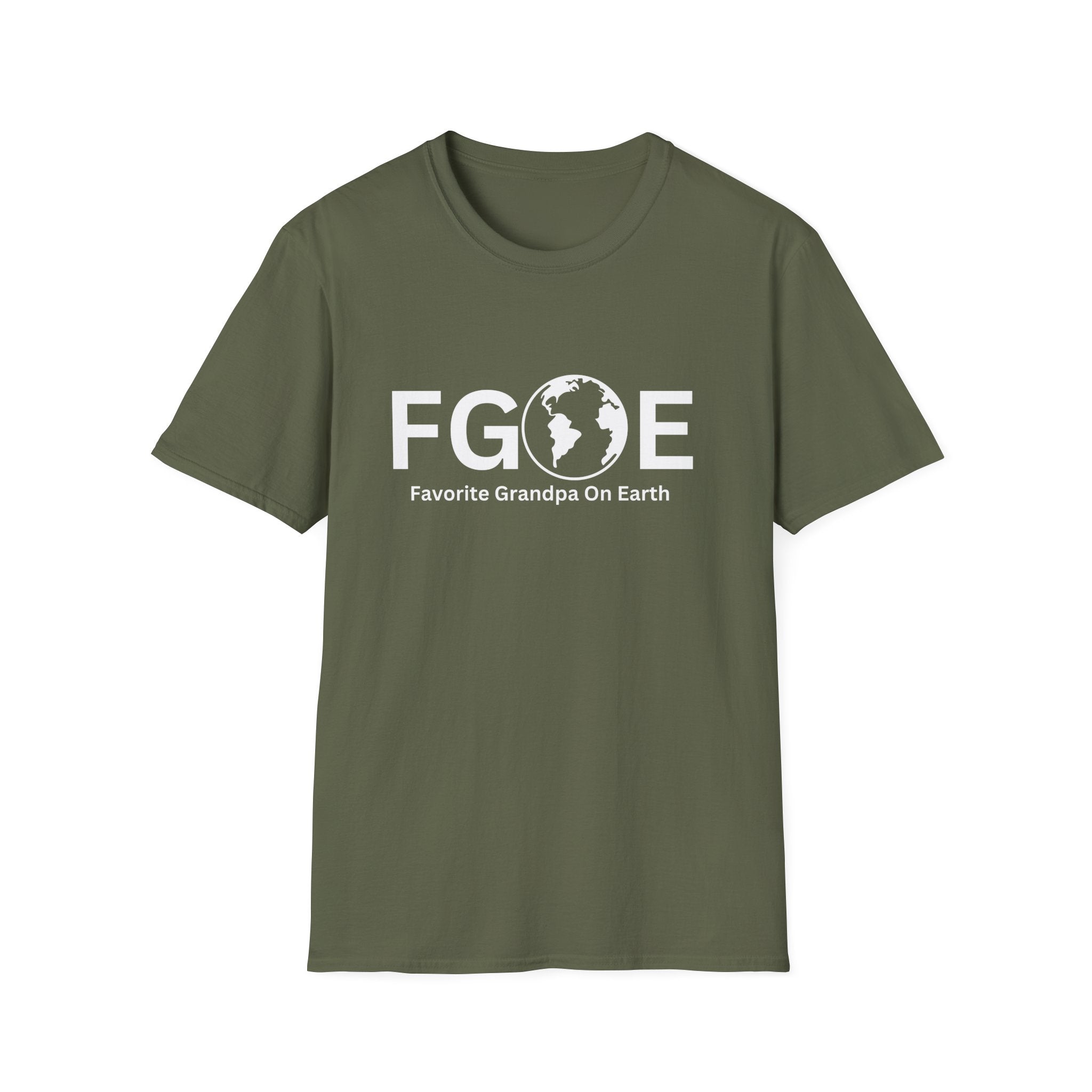 Favorite Grandpa On Earth (FGOE) Unisex Soft-Style T-Shirt