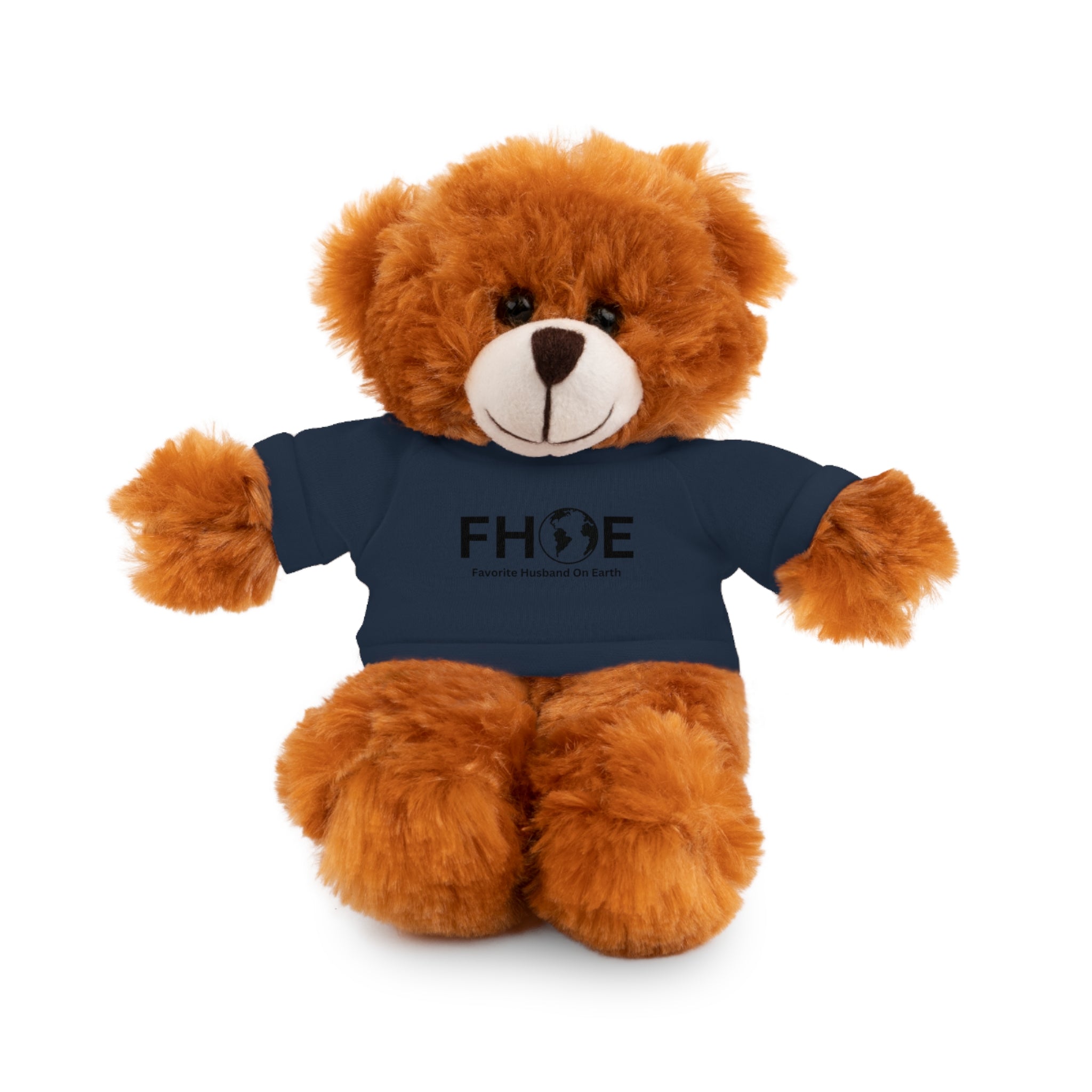 Stuffed Animal Gift – Favorite Husband on Earth (FHOE)– Customizable T-Shirt & Animal