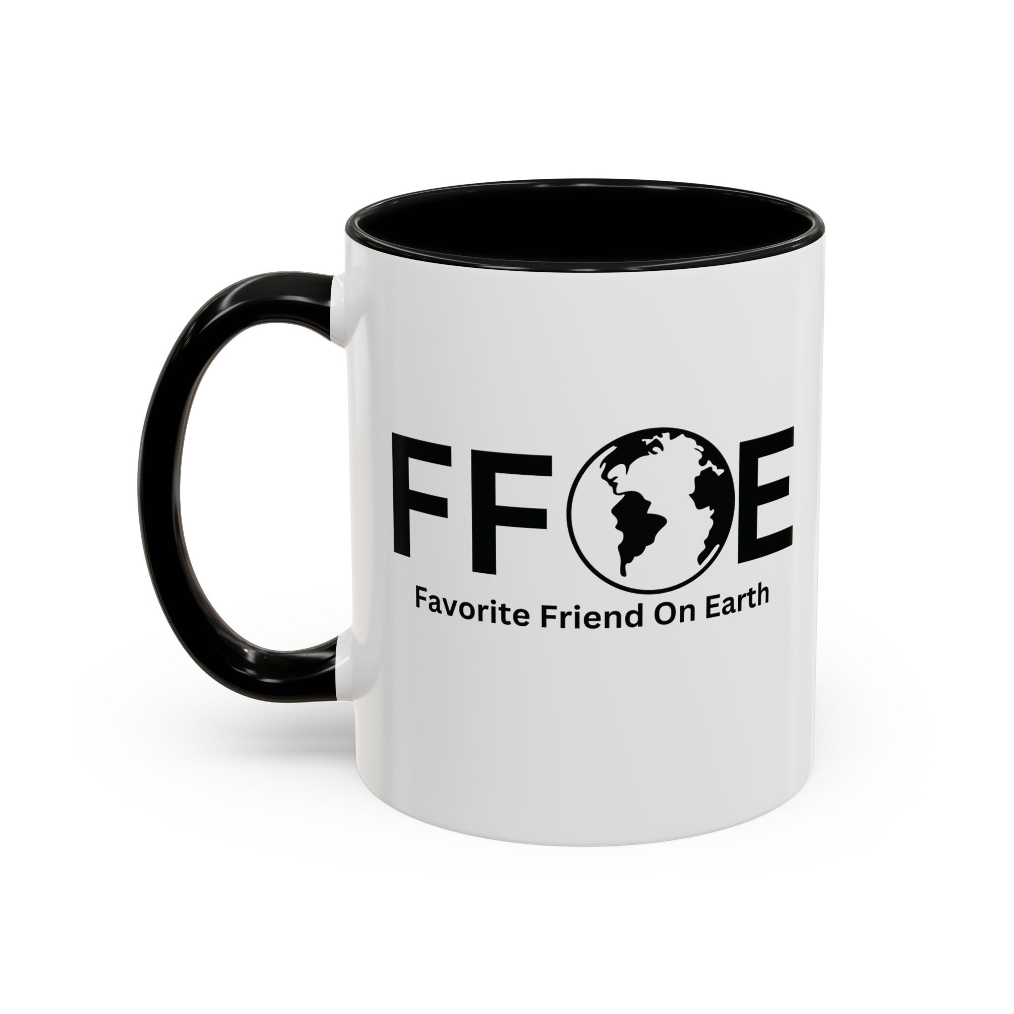 Favorite Friend On Earth (FFOE) Accent Coffee Mug (11oz, 15oz)