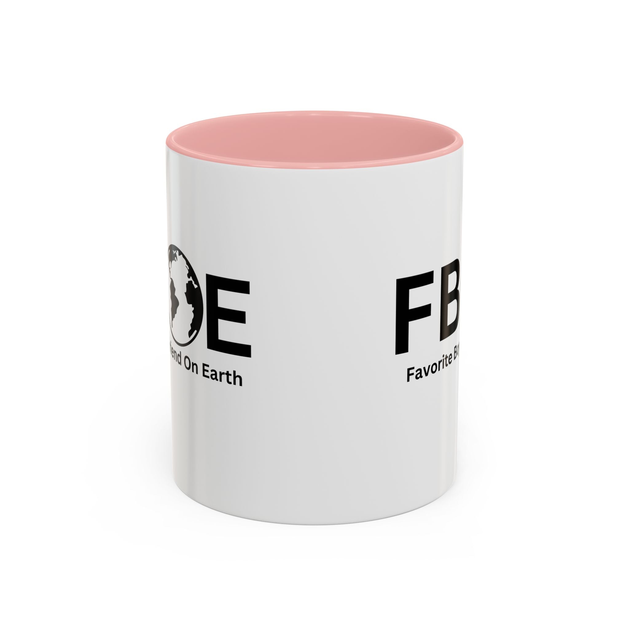 Favorite Boyfriend On Earth (FBOE) Accent Coffee Mug (11oz, 15oz)