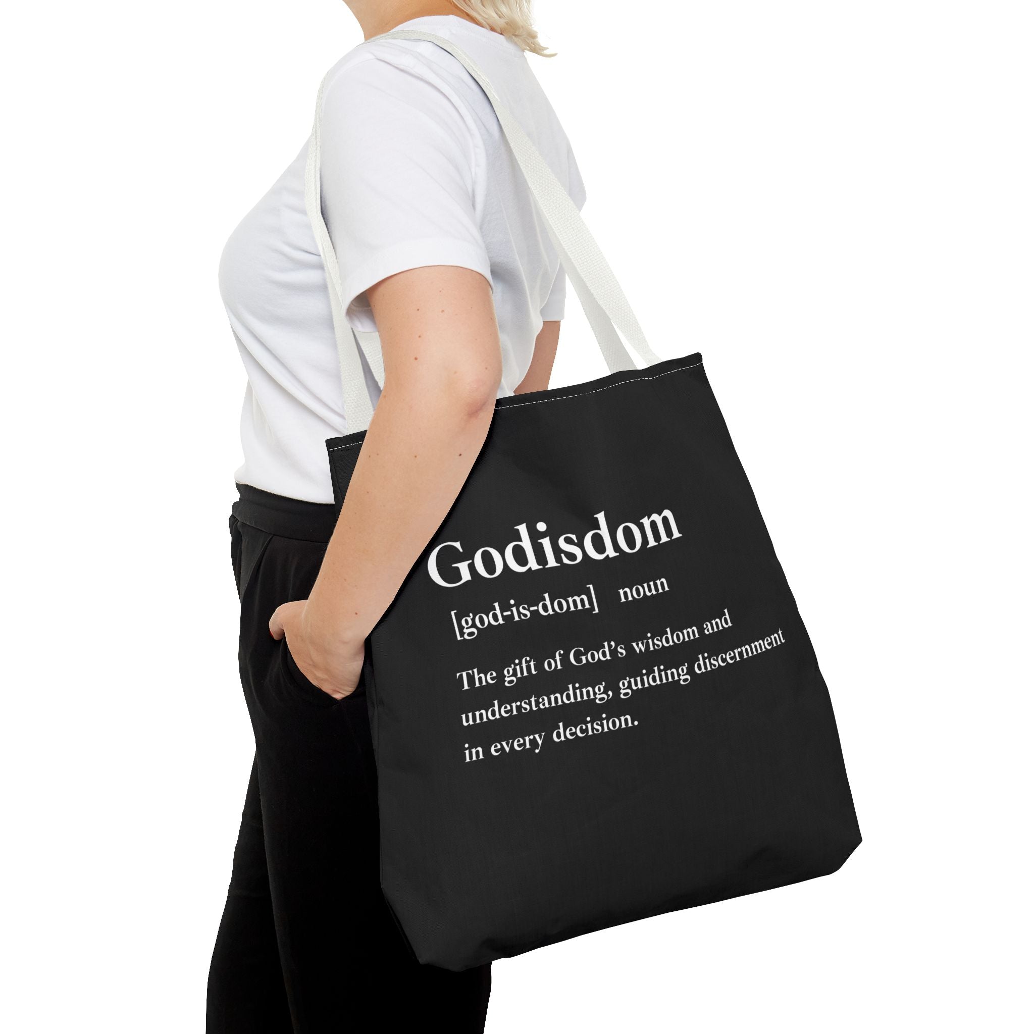 Godisdom Tote Bag - Custom Printed Stylish and Functional Tote