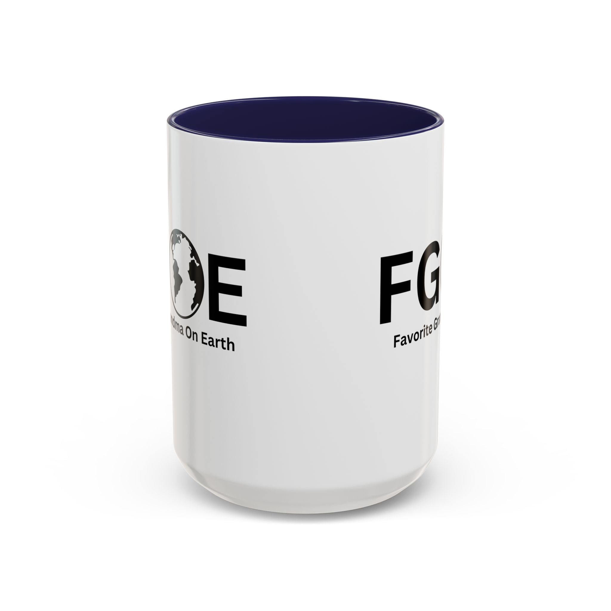 Favorite Grandma On Earth Mug (FGOE) Accent Coffee Mug (11oz, 15oz)